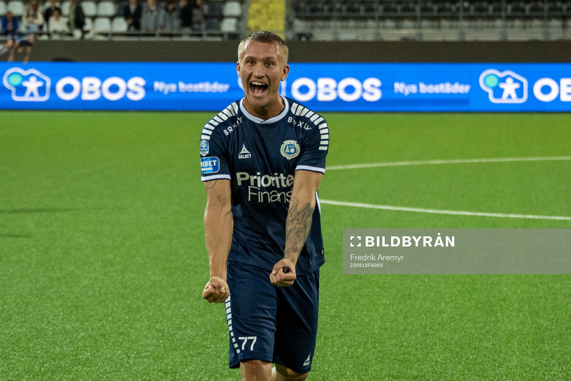 Utsiktens Karl Landsten jublar