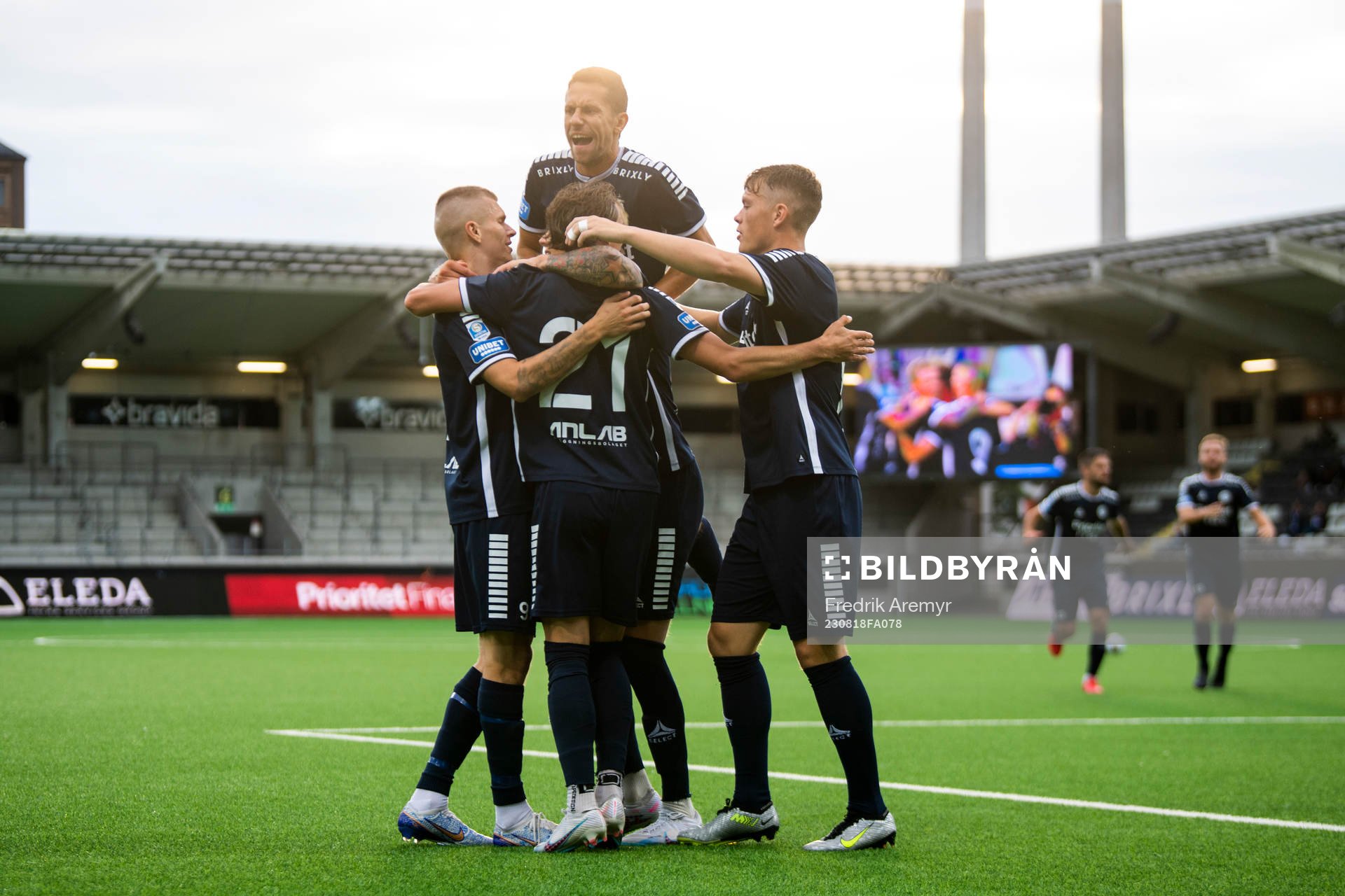 Utsiktens spelare jublar