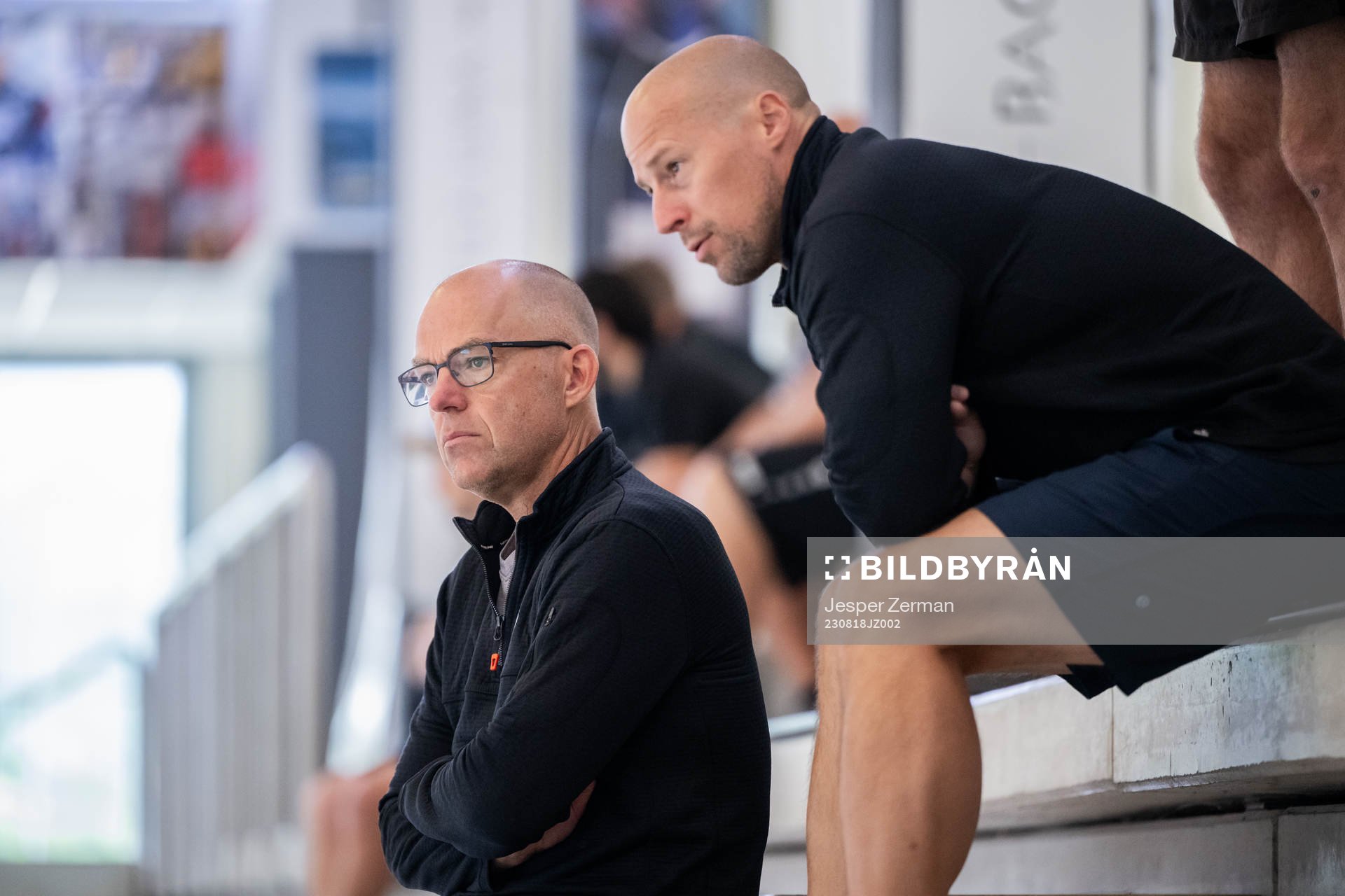 Rögles klubbdirektör Daniel Koch och sportchef Chris