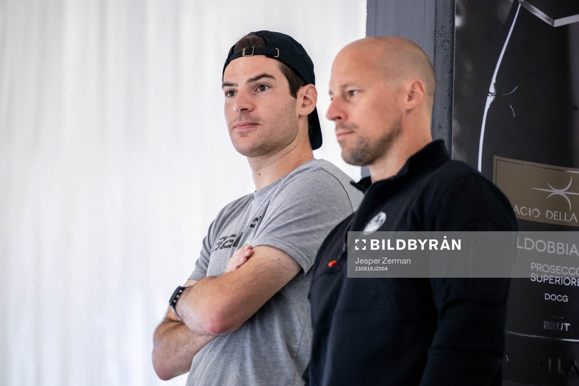 Rögles analytiker Zach Ellenthal och sportchef Chris Abbott