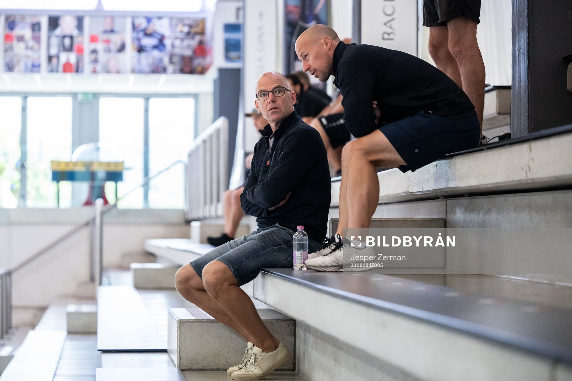 Rögles klubbdirektör Daniel Koch och sportchef Chris