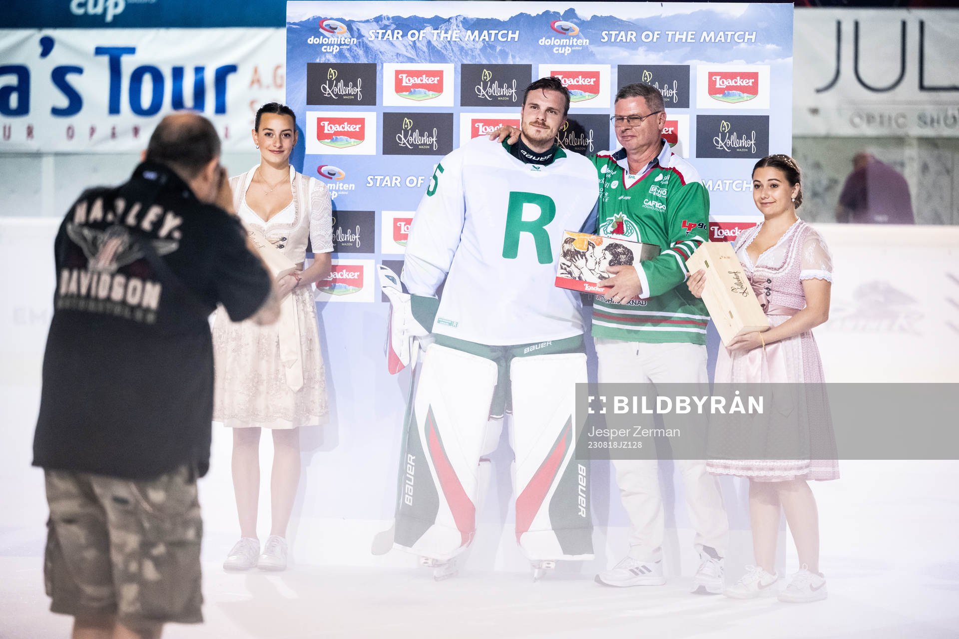 Goalkeeper Christoffer Rifalk of Rögle, player of the match