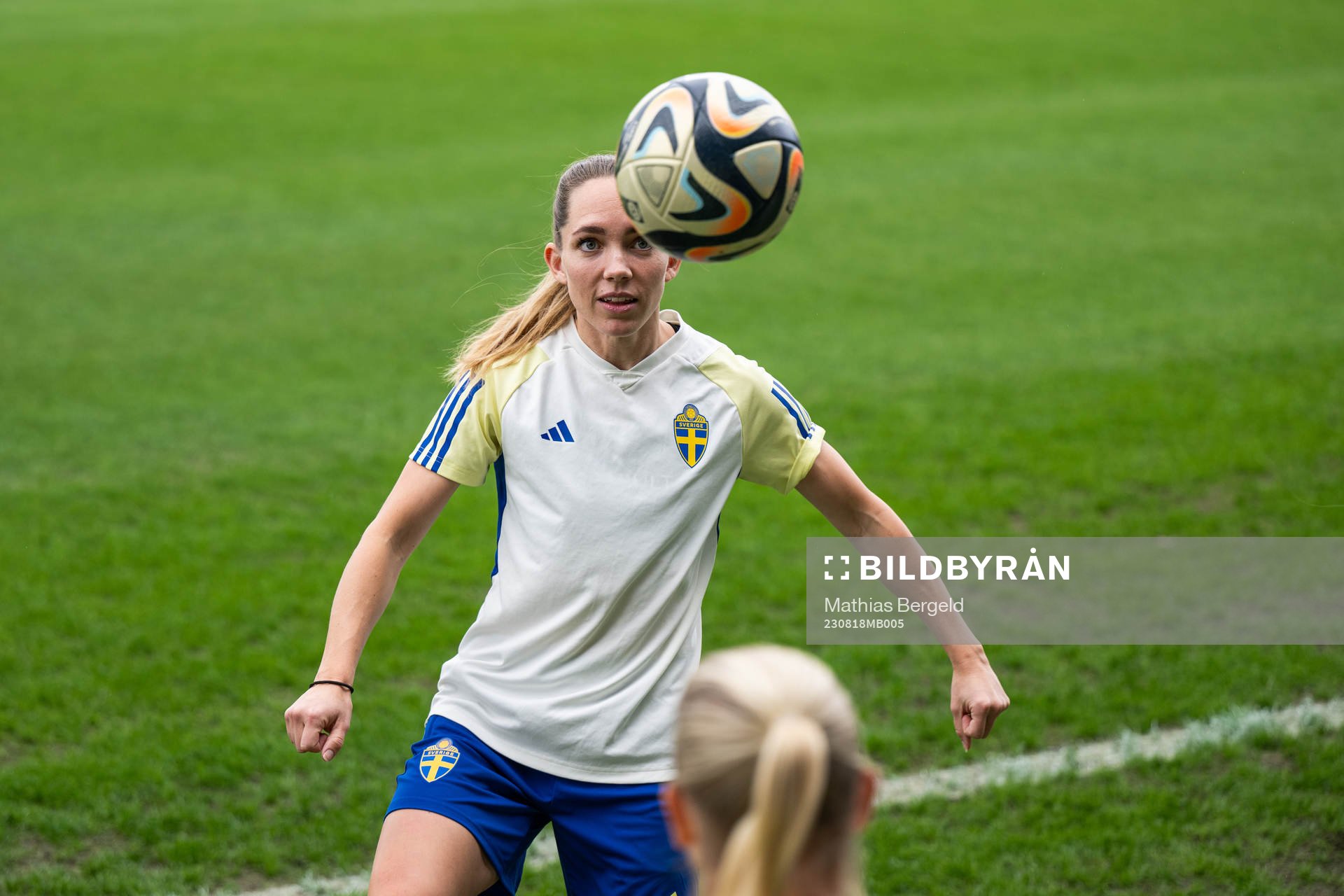 Elin Rubensson of the Swedish women's national football