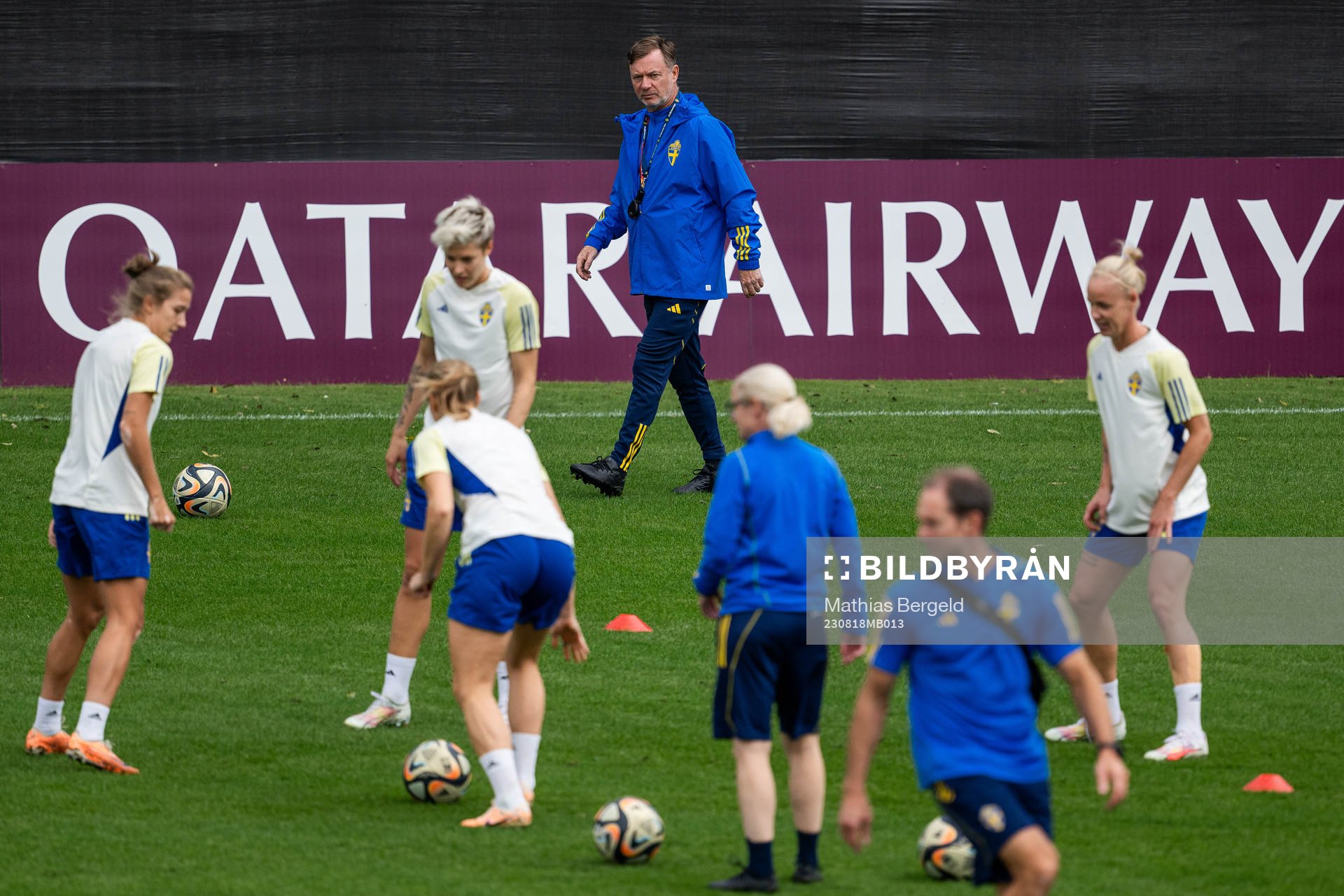 Head coach Peter Gerhardsson of the Swedish women's