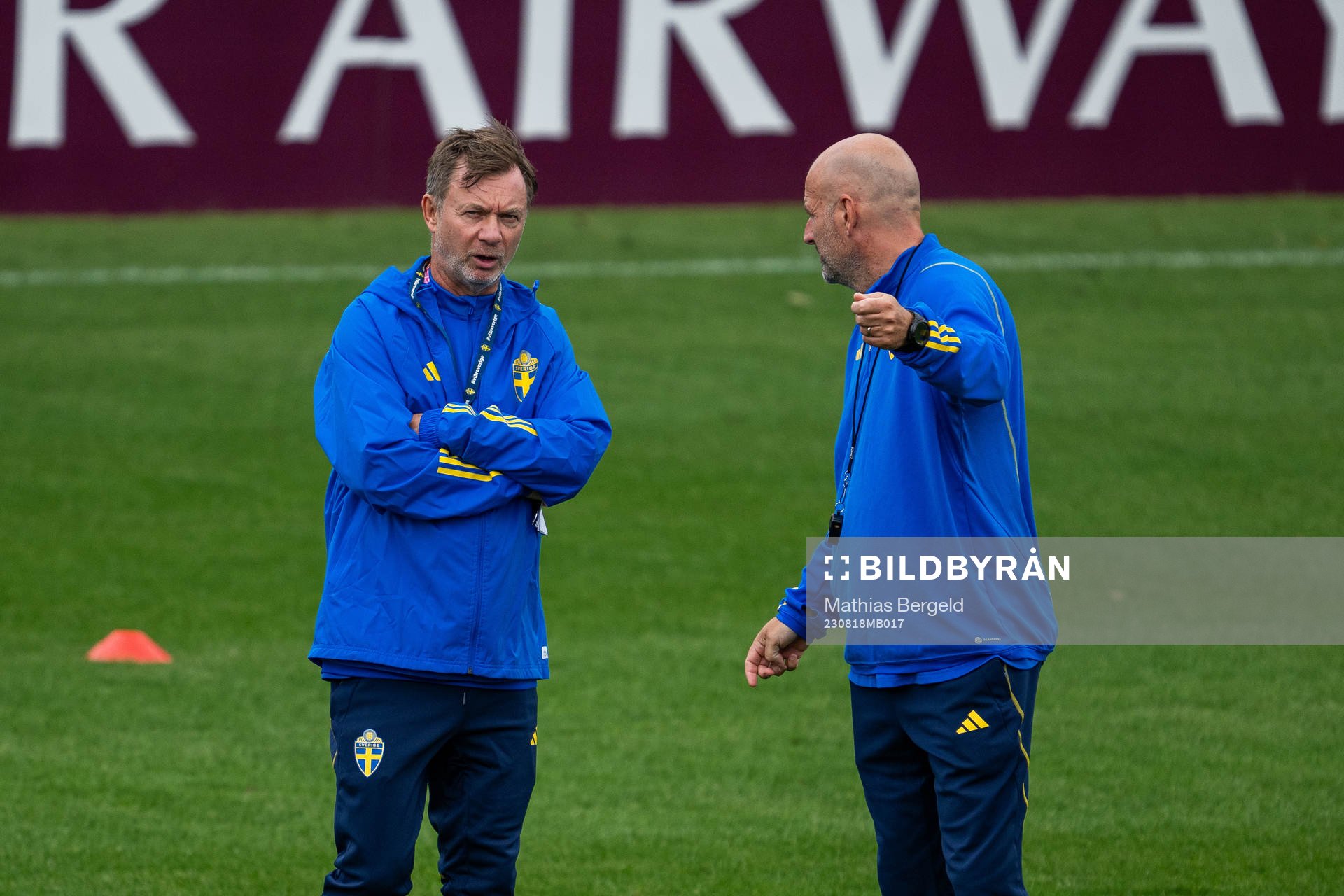 Head coach Peter Gerhardsson and assistant coach Magnus