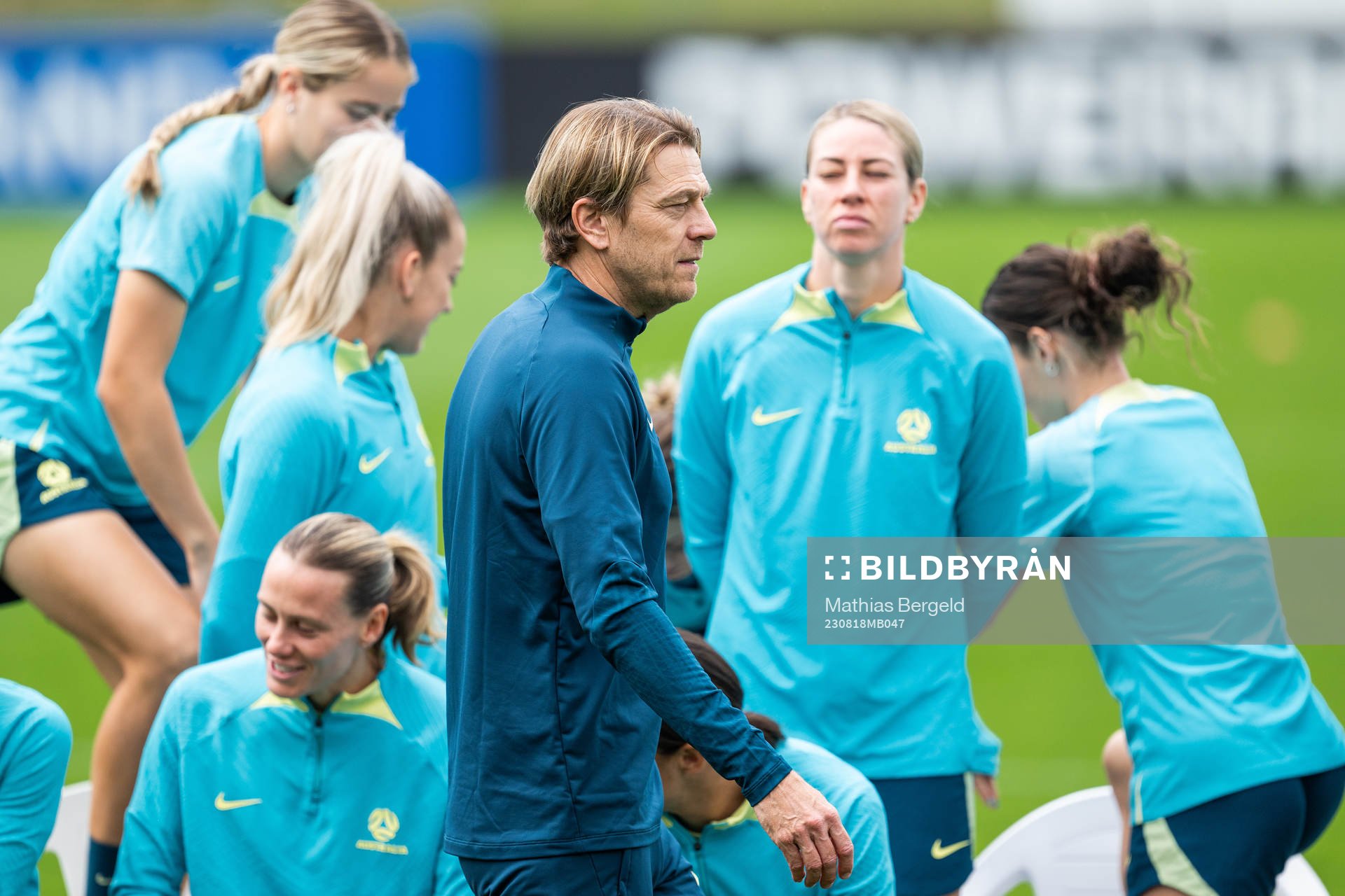 Head coach Tony Gustavsson of the Australian women's