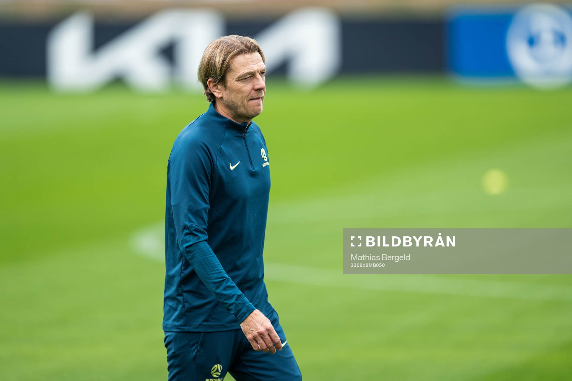 Head coach Tony Gustavsson of the Australian women's