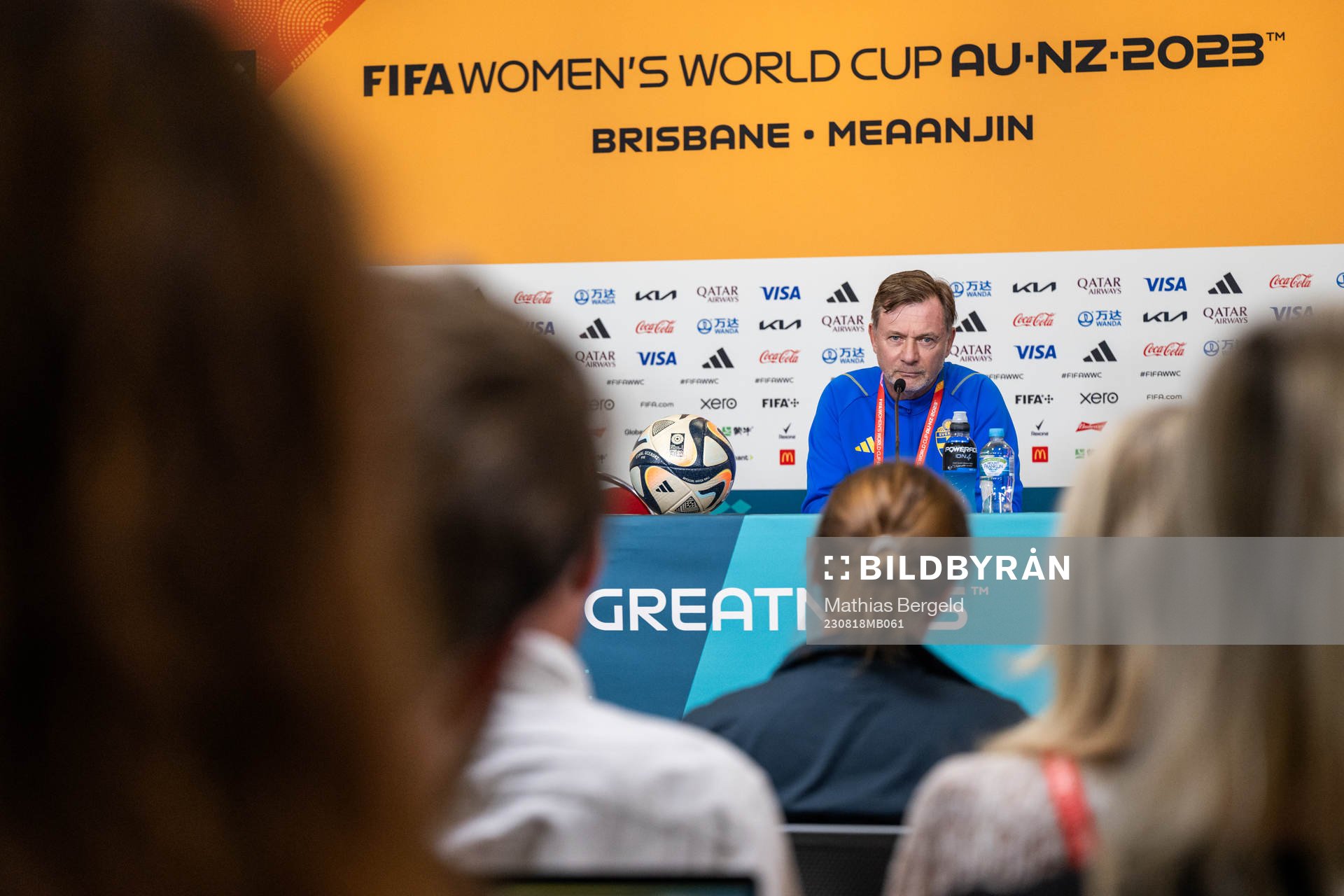 Head coach Peter Gerhardsson of the Swedish women's