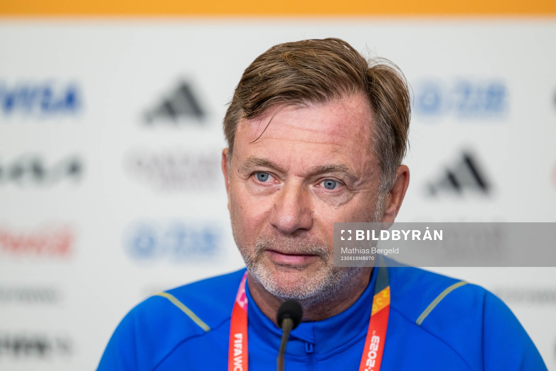 Head coach Peter Gerhardsson of the Swedish women's