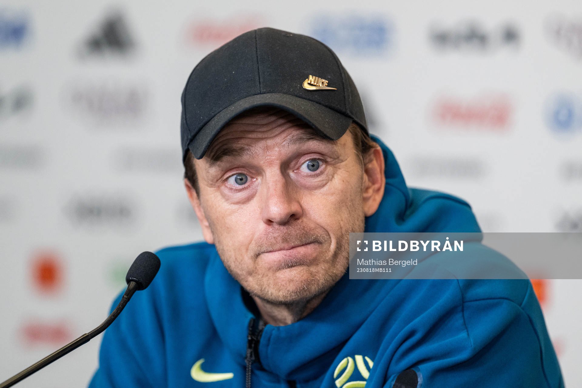 Head coach Tony Gustavsson of the Australian women's