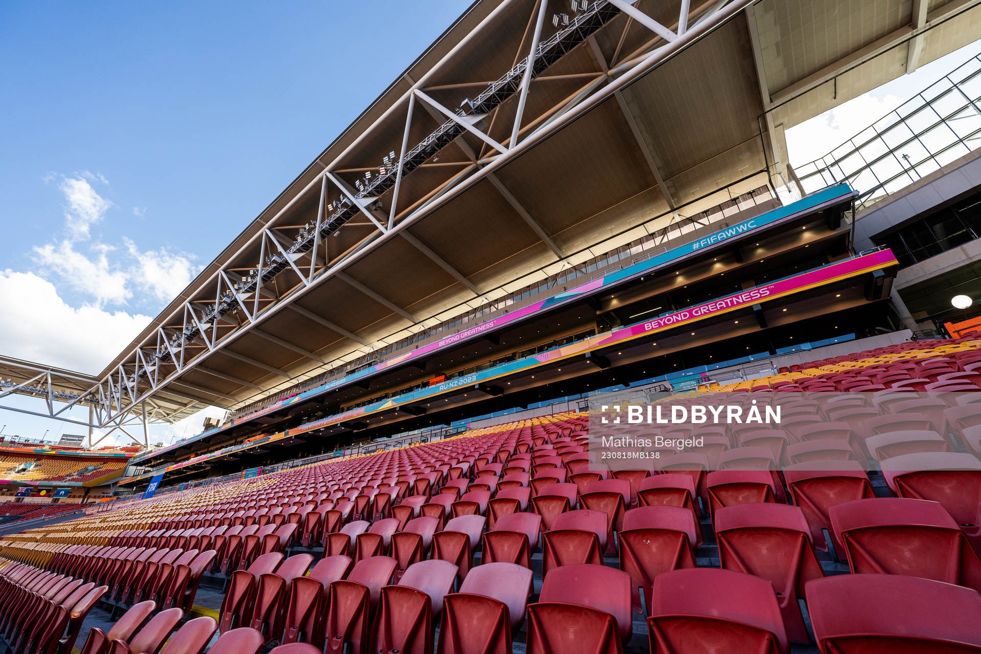 General view of stands at Brisbane Stadium