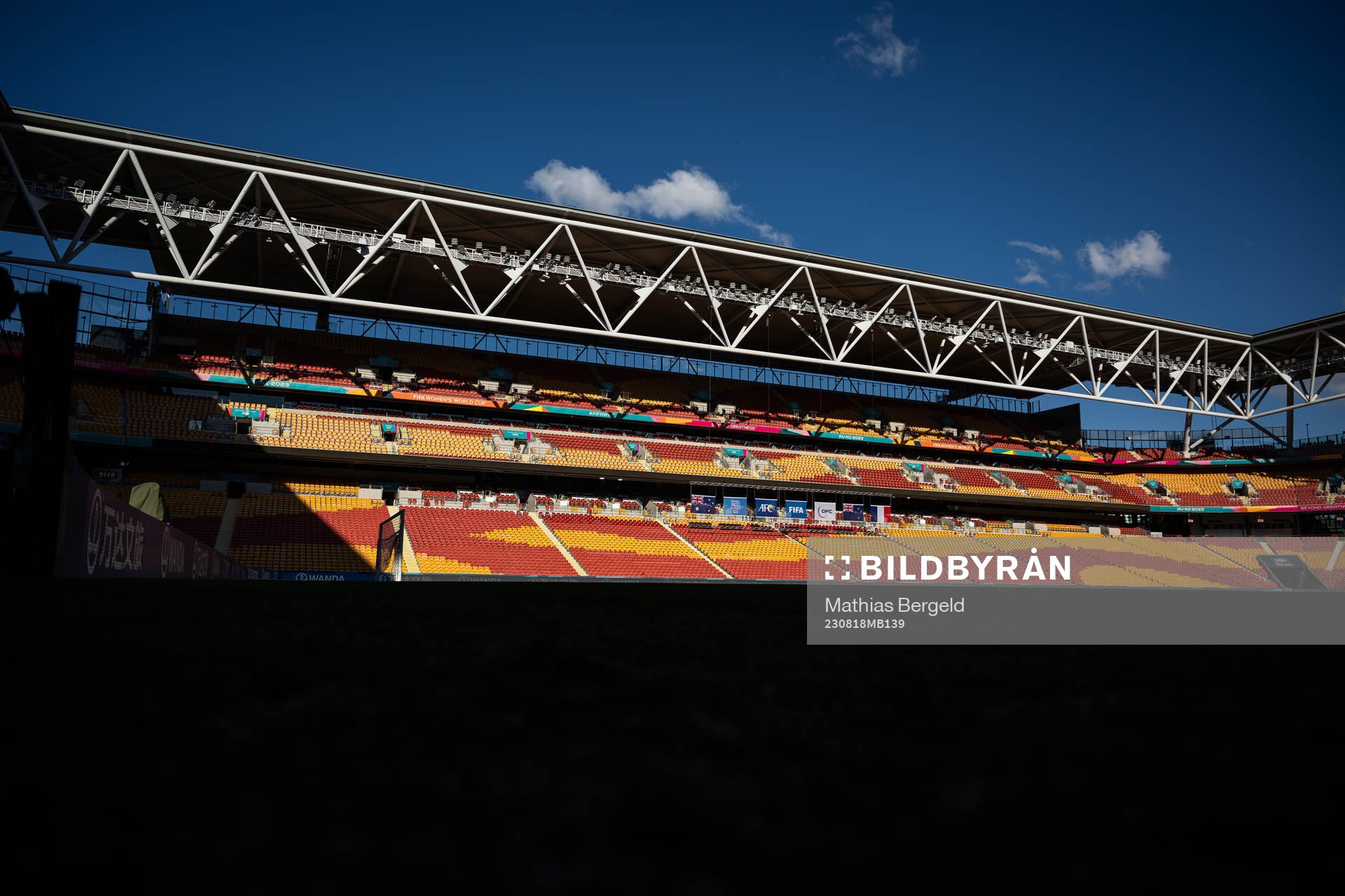 General view of stands at Brisbane Stadium