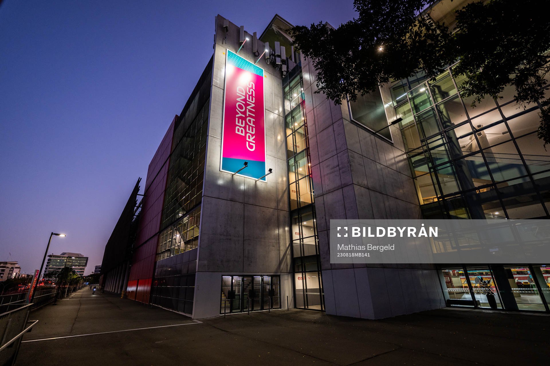 General exterior view of Brisbane Stadium