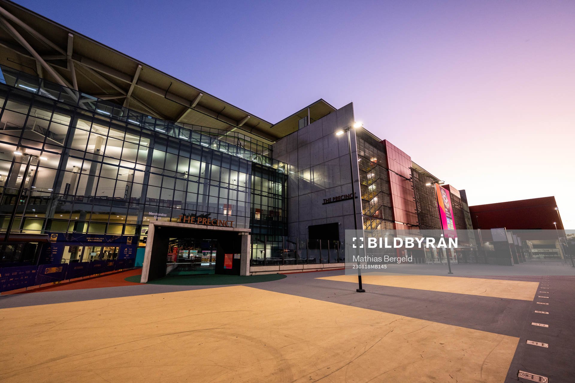 General exterior view of Brisbane Stadium during the FIFA Women's World Cup on August 18, 2023 in Brisbane. 