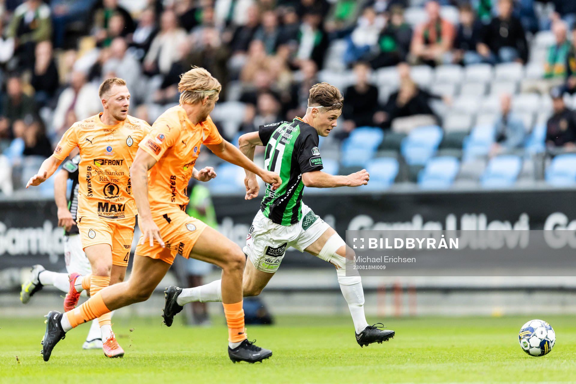AFC Eskilstunas Mattis Adolfsson och GAIS Axel Henriksson