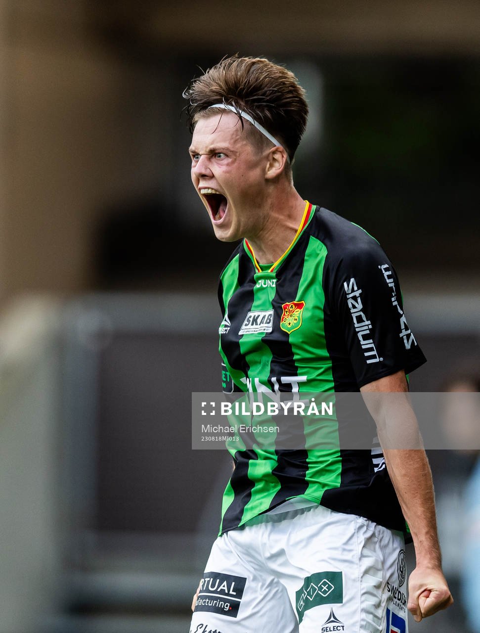 GAIS Axel Henriksson jublar