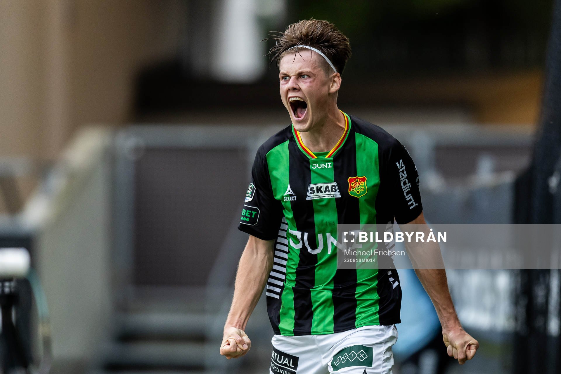 GAIS Axel Henriksson jublar