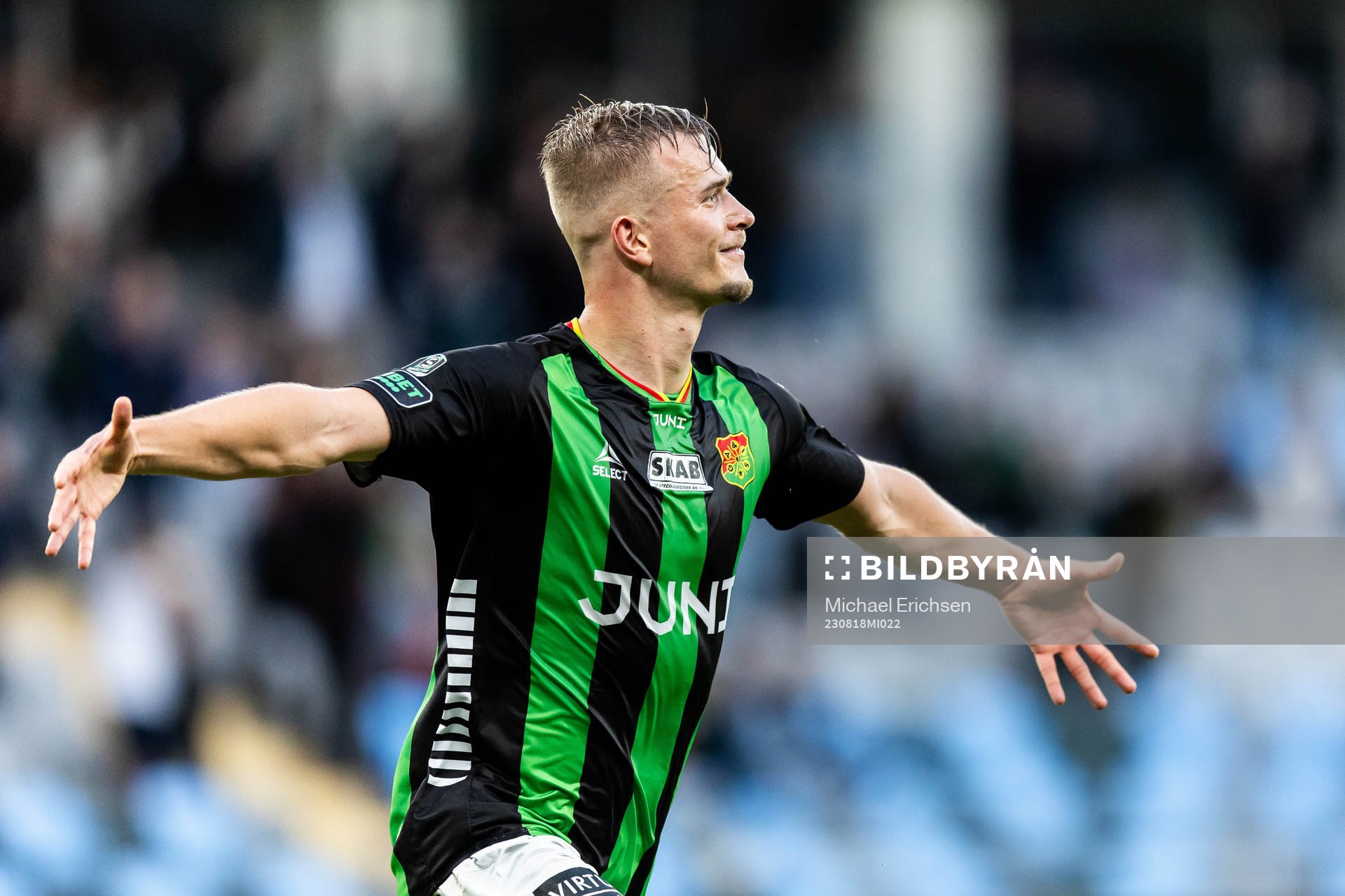 GAIS Alexander Ahl Holmström jublar