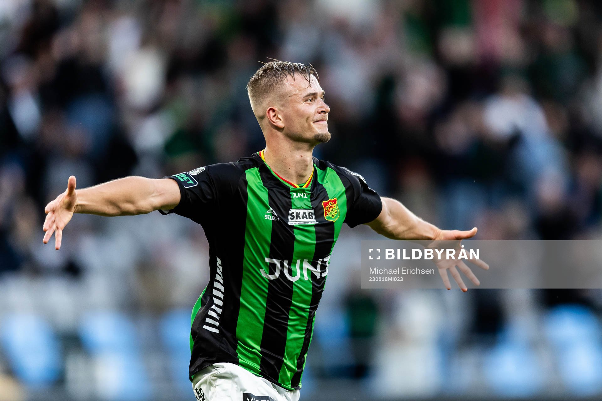 GAIS Alexander Ahl Holmström jublar