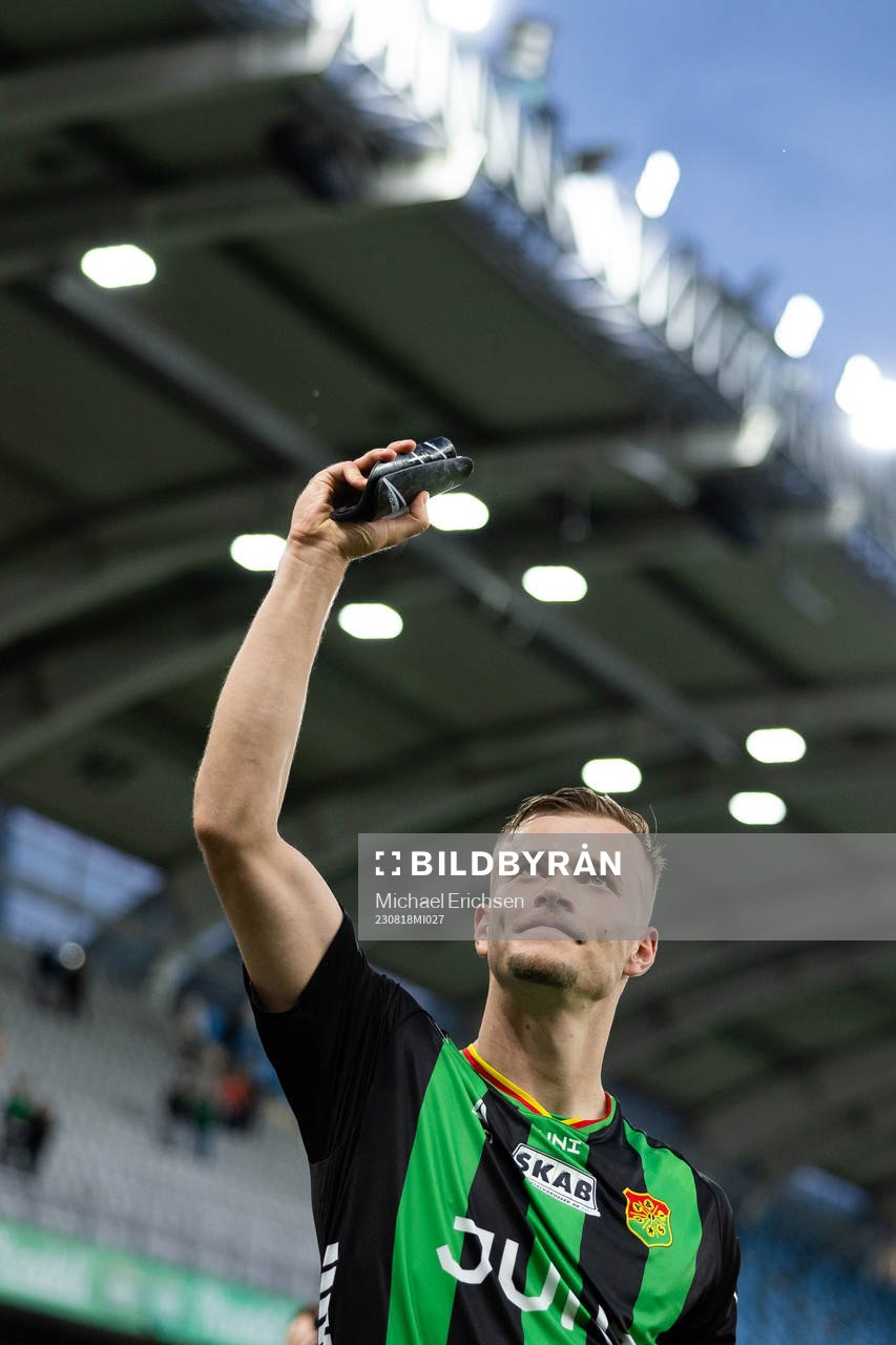 GAIS Alexander Ahl Holmström jublar
