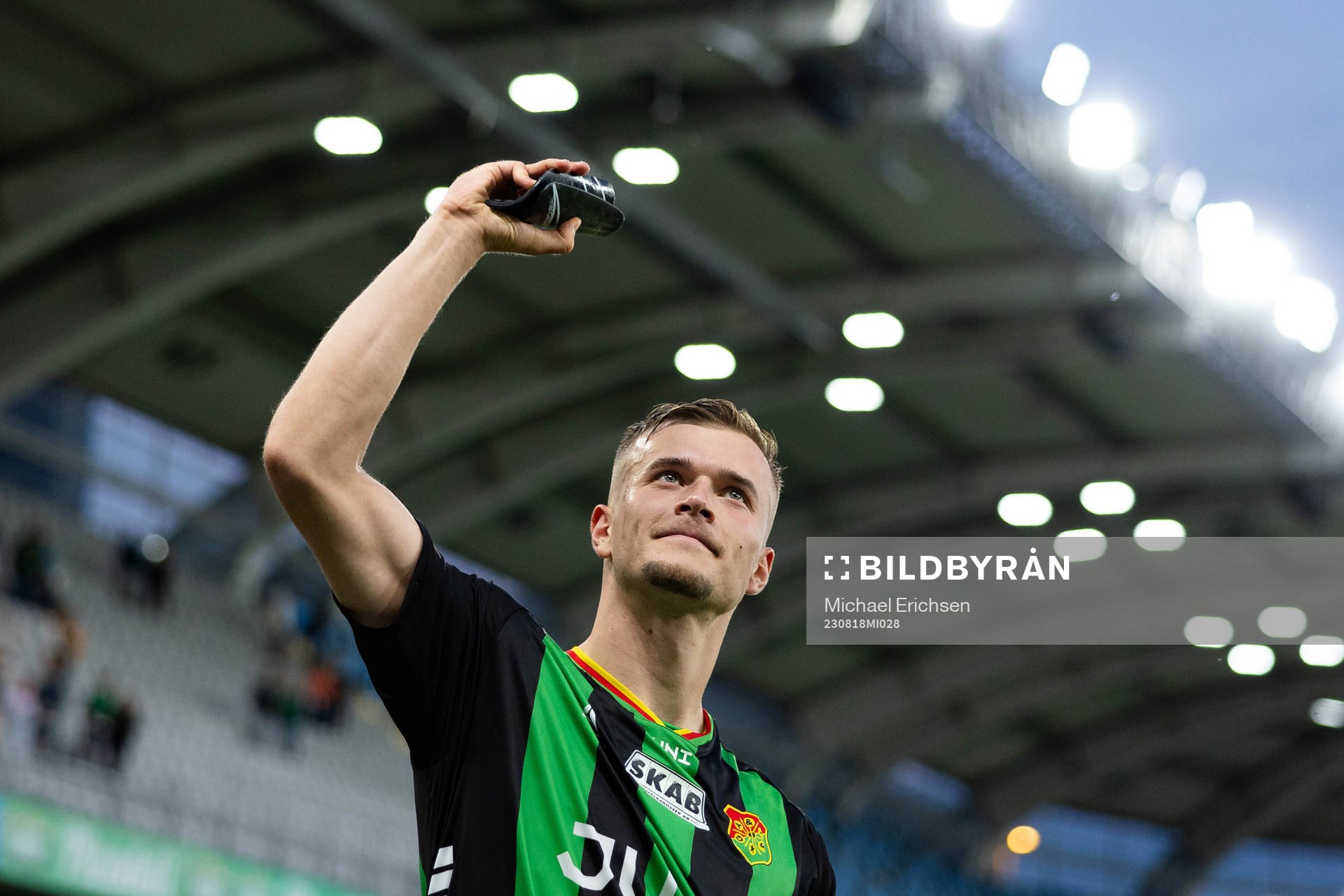 GAIS Alexander Ahl Holmström jublar
