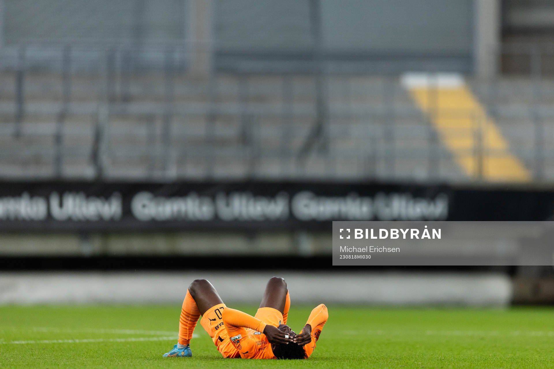 AFC Eskilstunas Emmanuel Agyeman Duah deppar