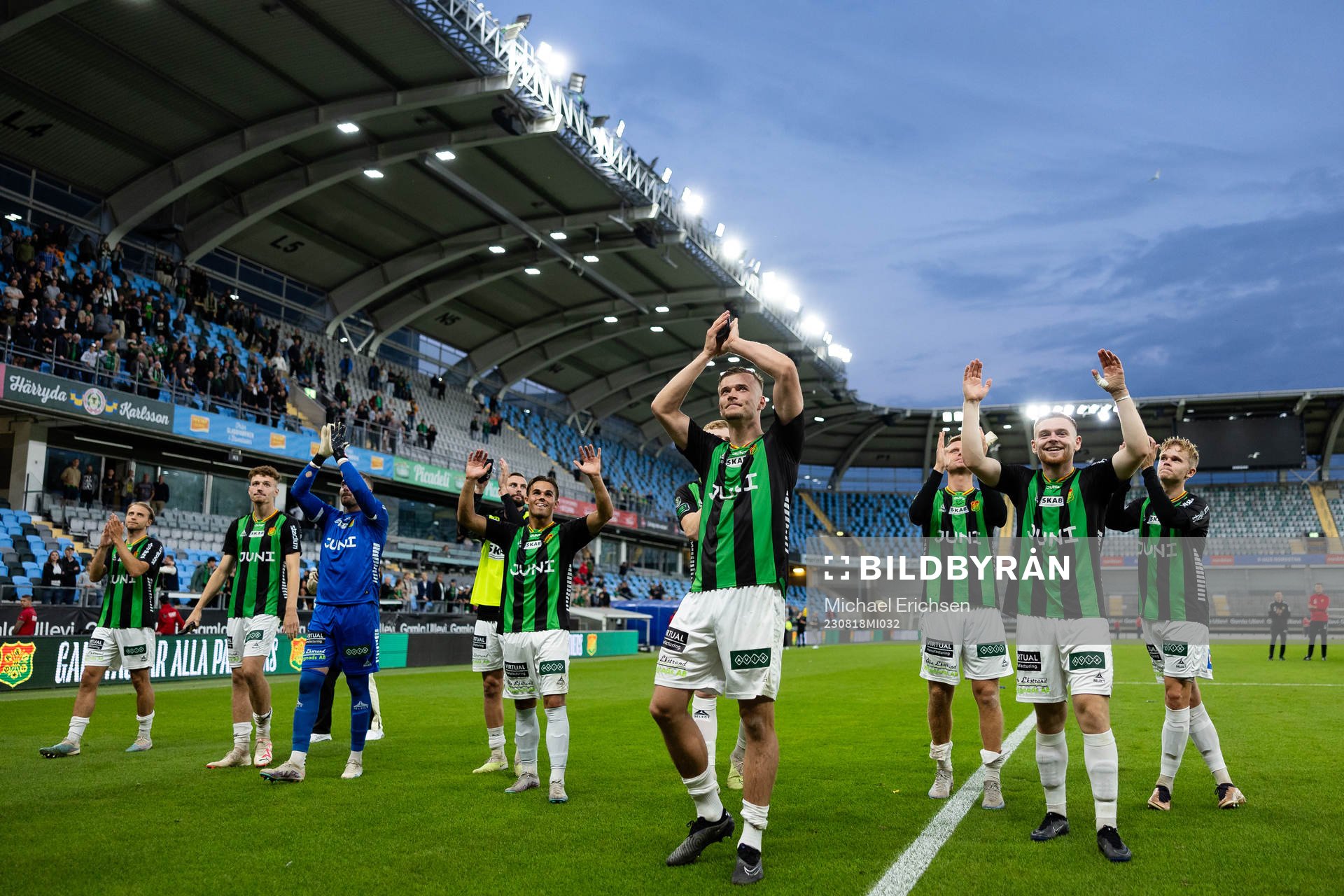 GAIS spelare jublar