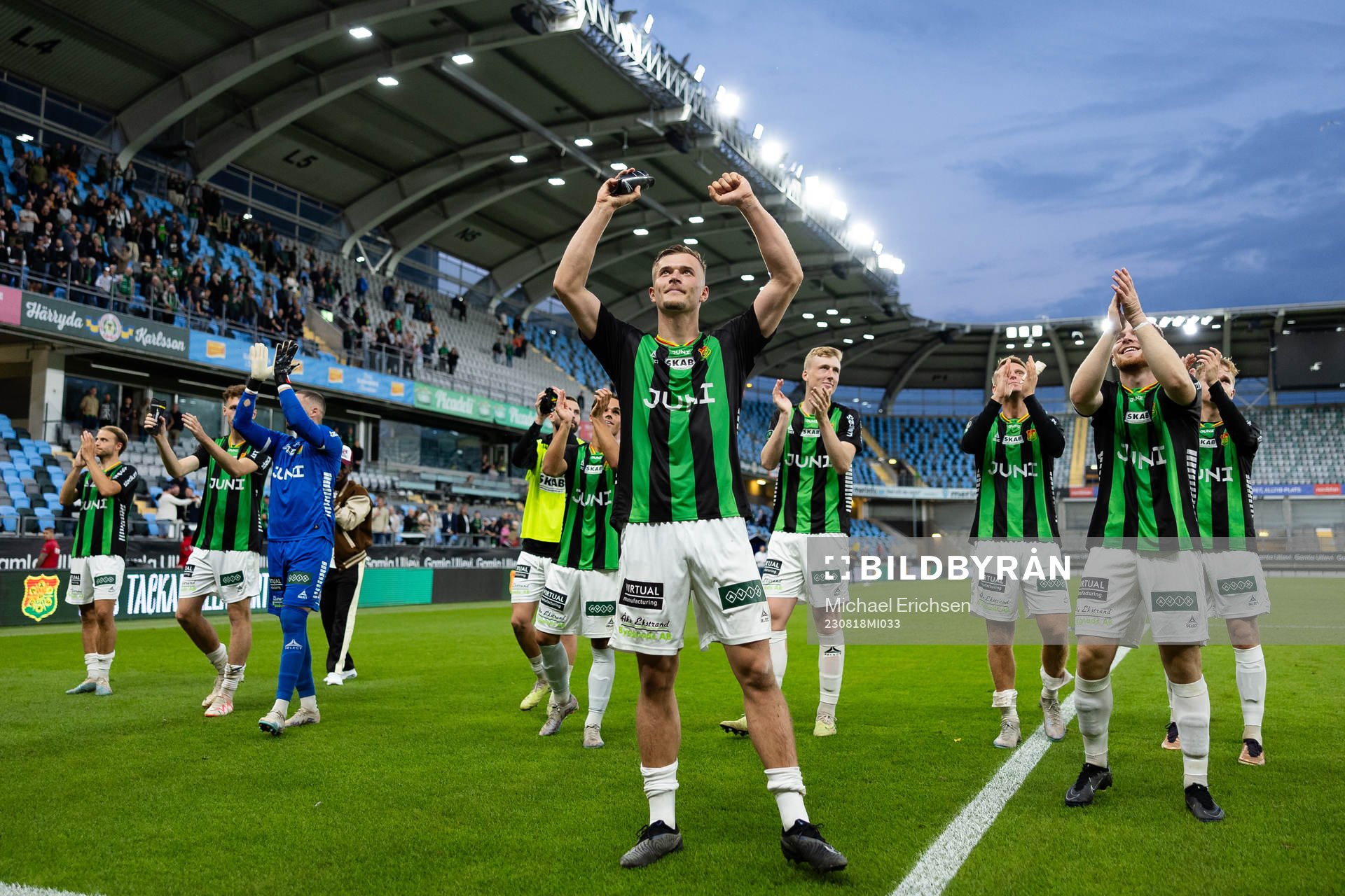 GAIS Alexander Ahl Holmström jublar