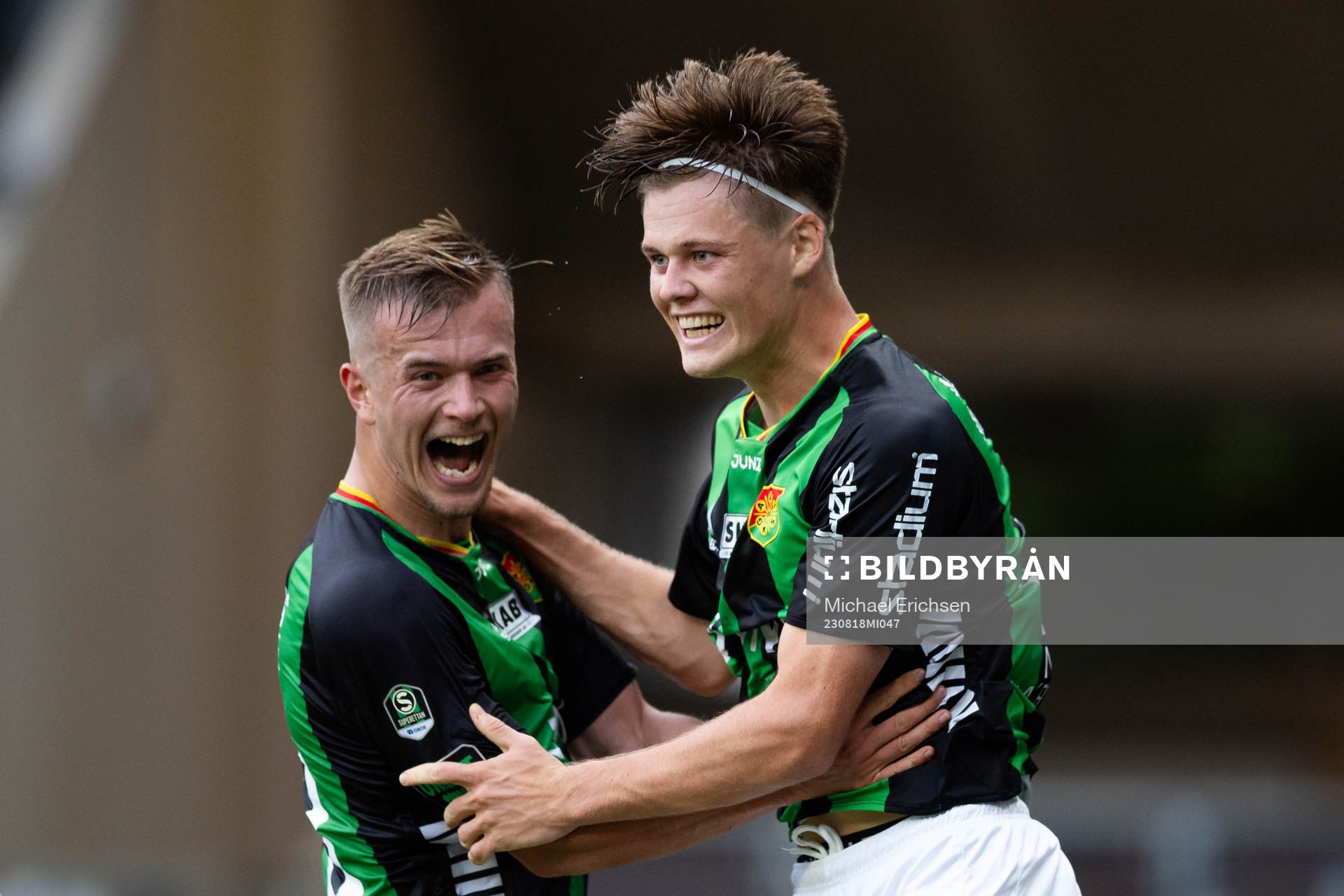 GAIS Axel Henriksson jublar