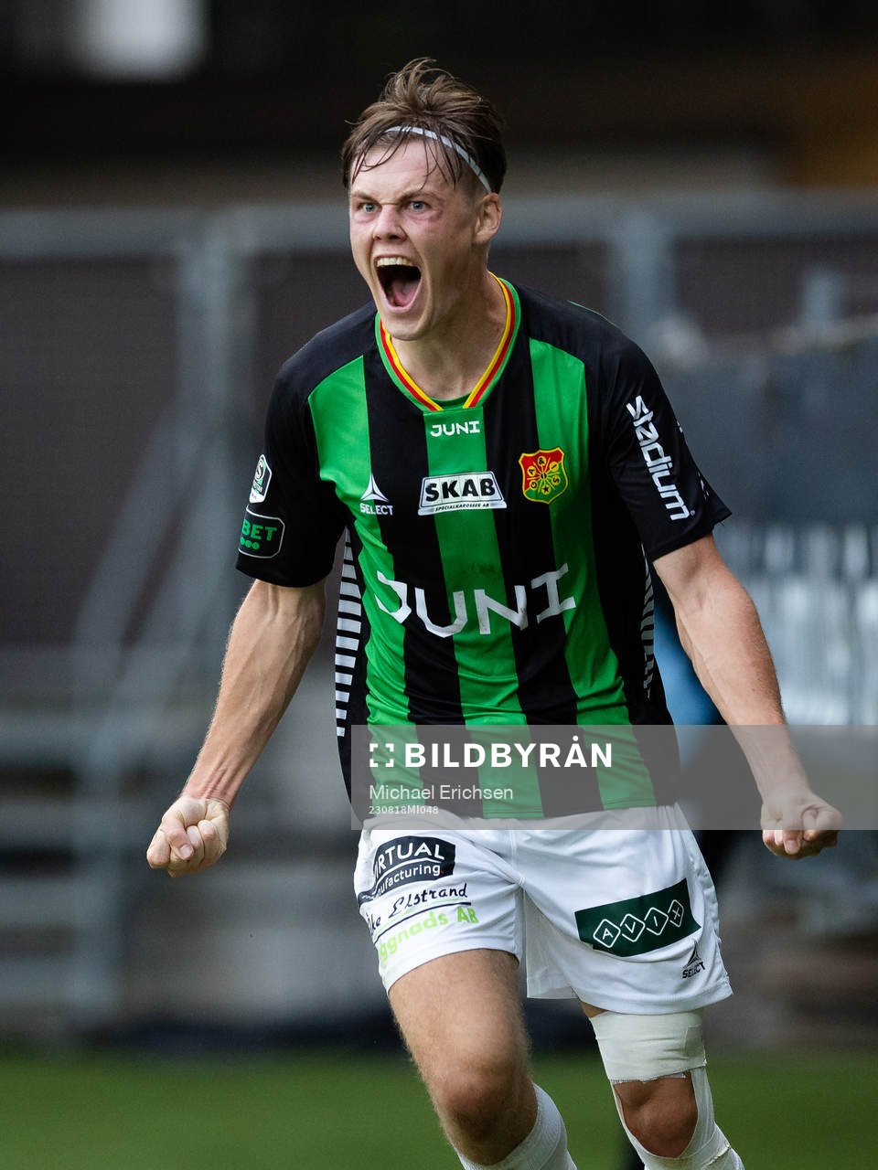 GAIS Axel Henriksson jublar