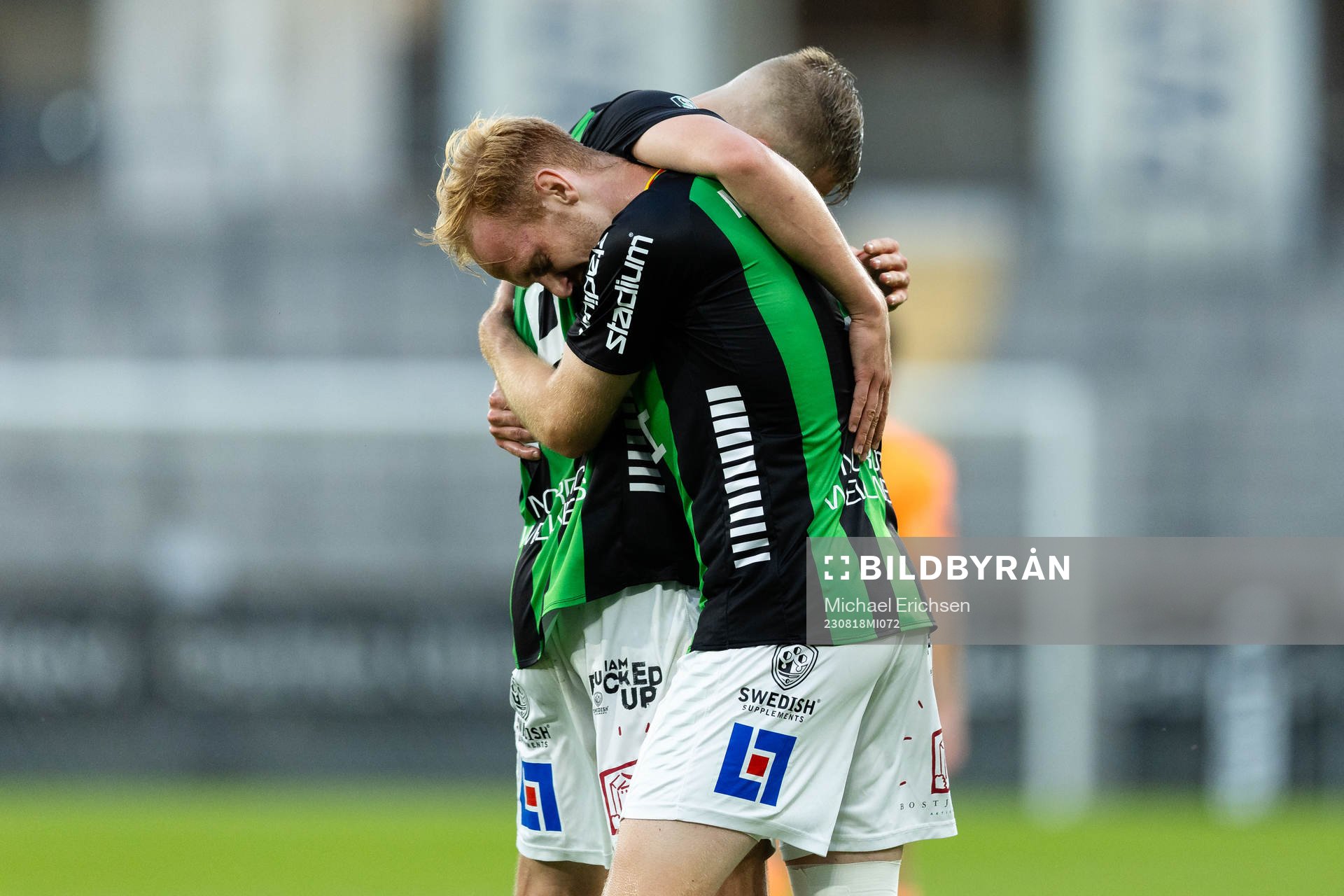 GAIS Alexander Ahl Holmström jublar