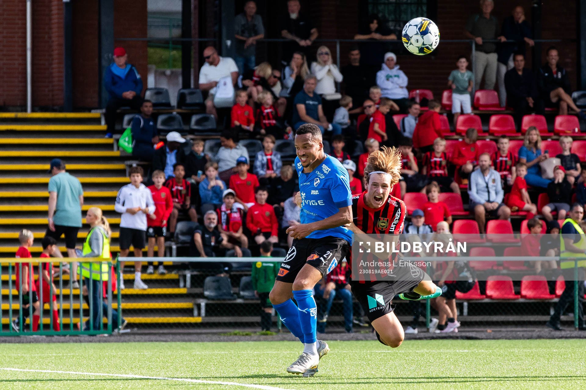 Halmstads Marcus Olsson och Brommapojkarnas Fredrik Nissen