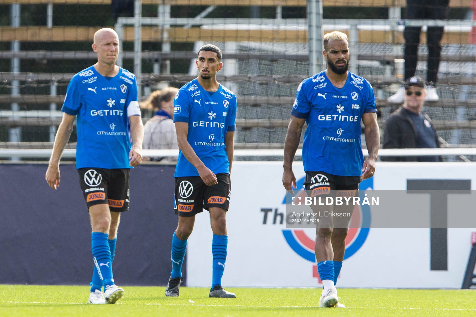 Halmstads Andreas Johansson, Amir Al-Ammari icg Phil
