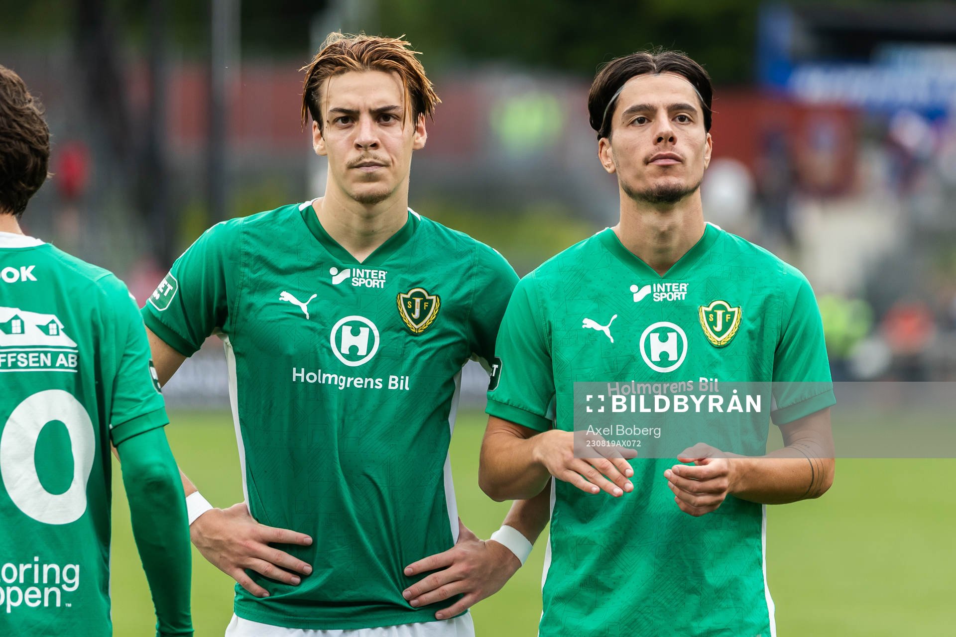 Jönköpings Södras Adam Ben Lamin och Flamur Dzelili