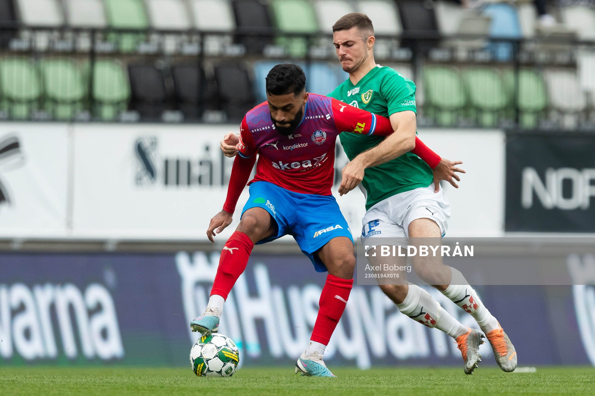 Helsingborgs Amin Al-Hamawi och Jönköpings Södras Marko