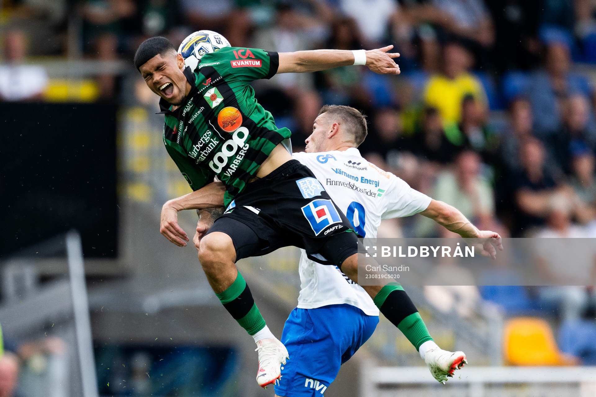 Varbergs Luke Le Roux och Värnamos Oscar Johansson