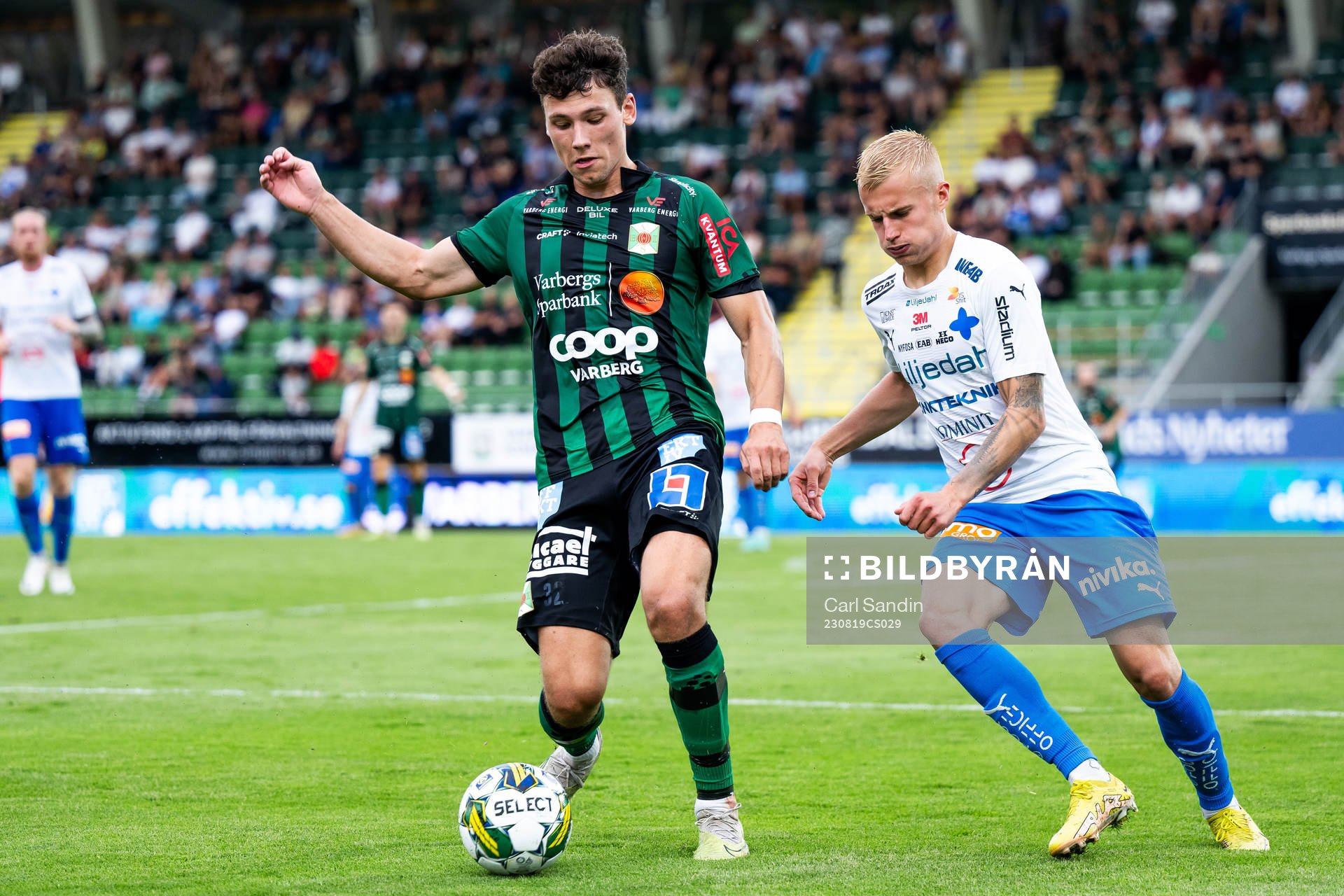 Varbergs Mads Borchers och Värnamos Viktor Bergh