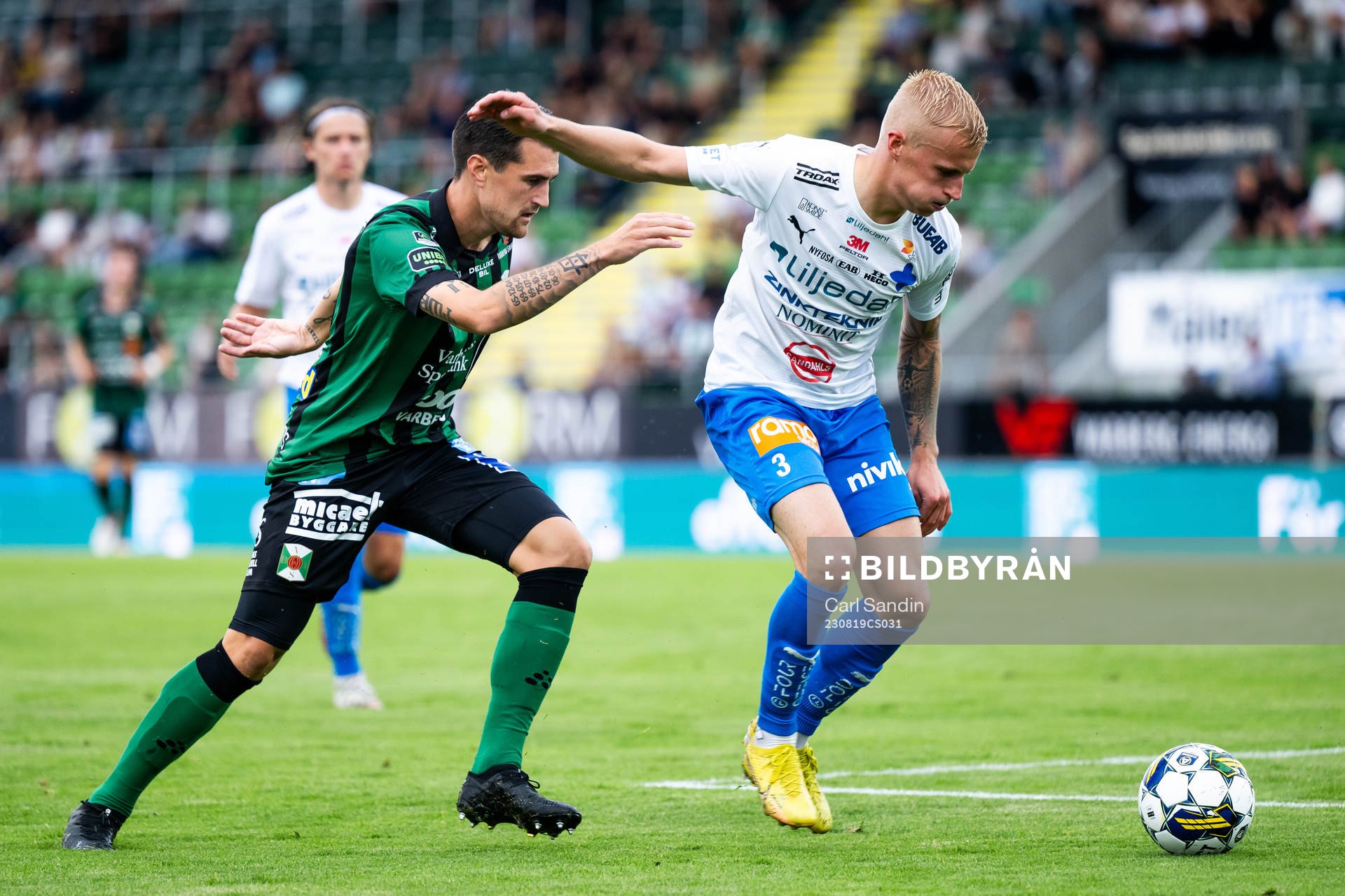 Varbergs Jon Birkfeldt och Värnamos Viktor Bergh
