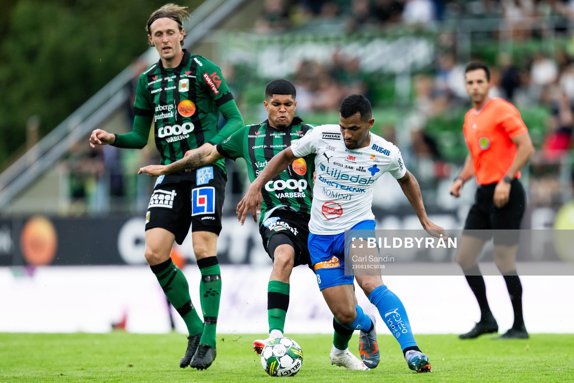 Varbergs Joakim Lindner och Luke Le Roux mot Värnamos