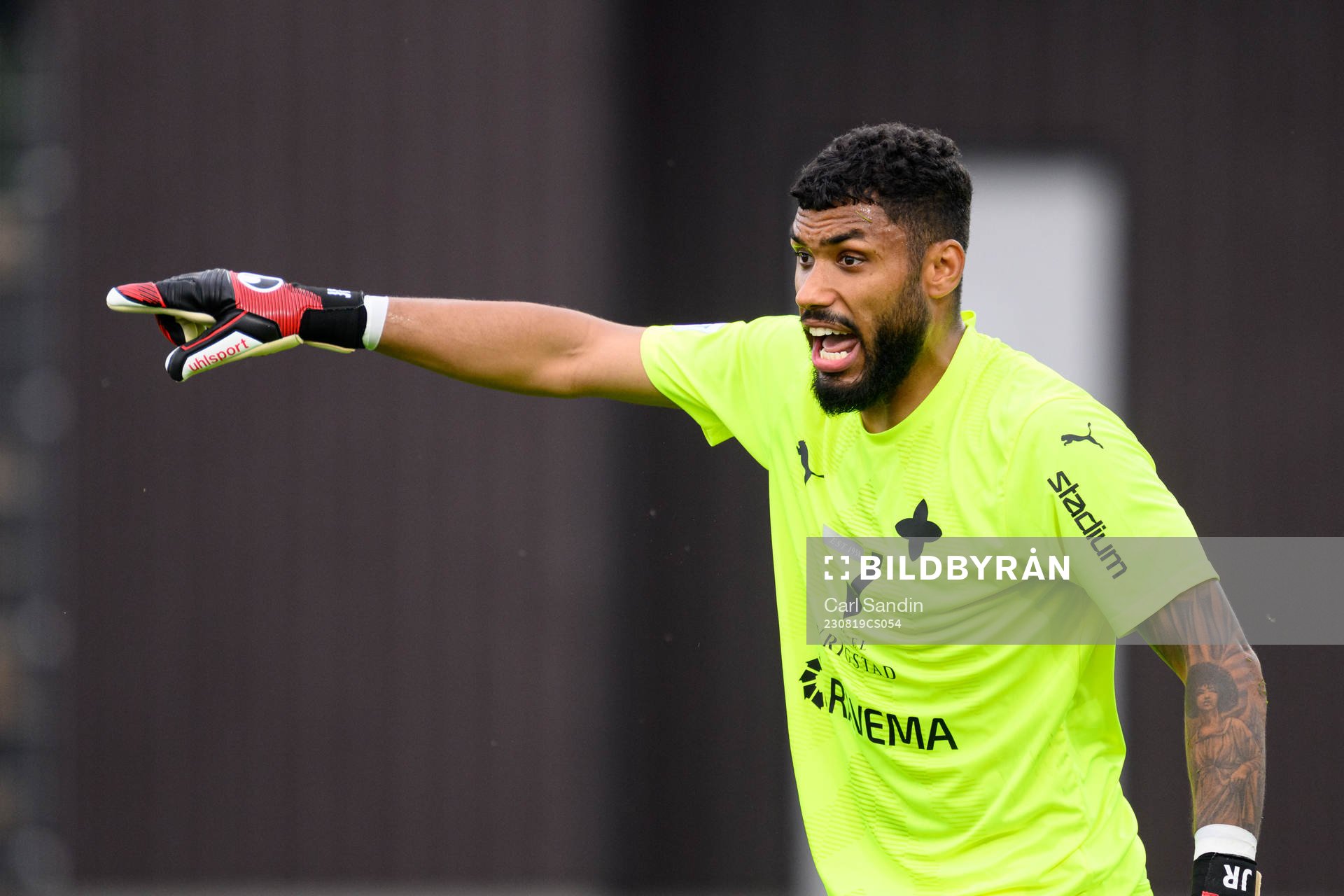 Värnamos målvakt Jonathan Ursin Rasheed