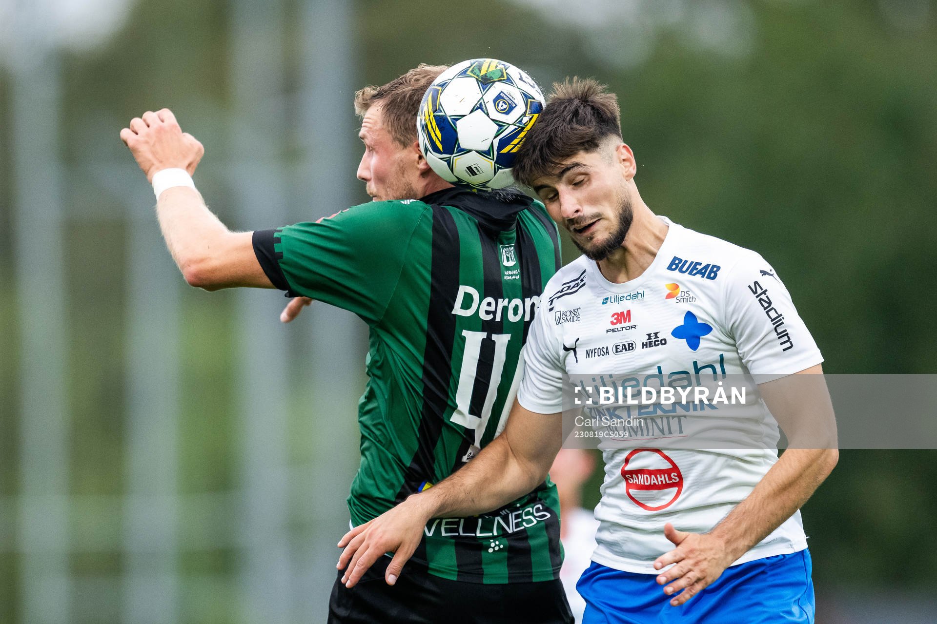 Varbergs Niklas Dahlström och Värnamos Emin Grozdanic