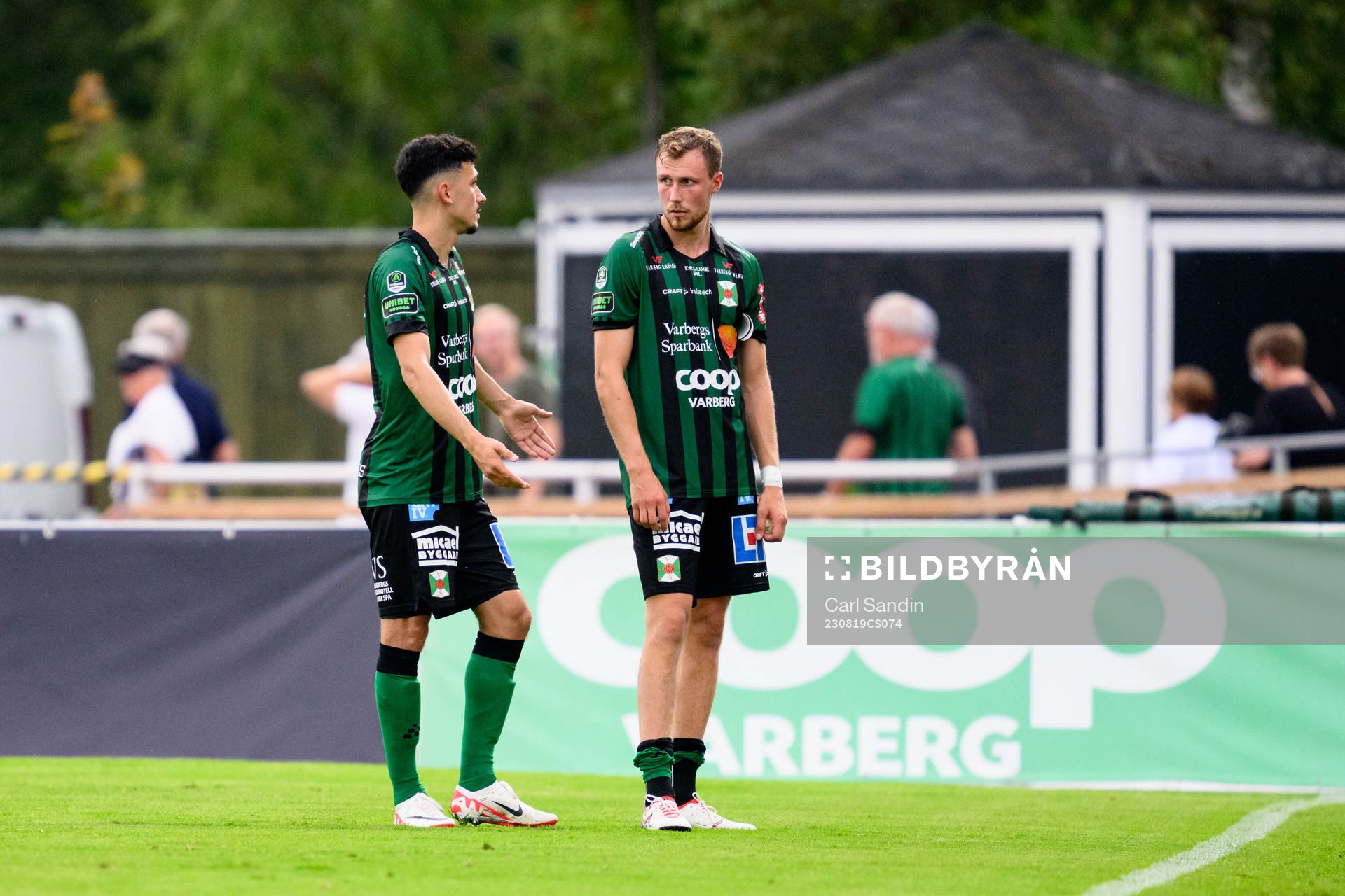 Varbergs Dion Krasniqi och Niklas Dahlström