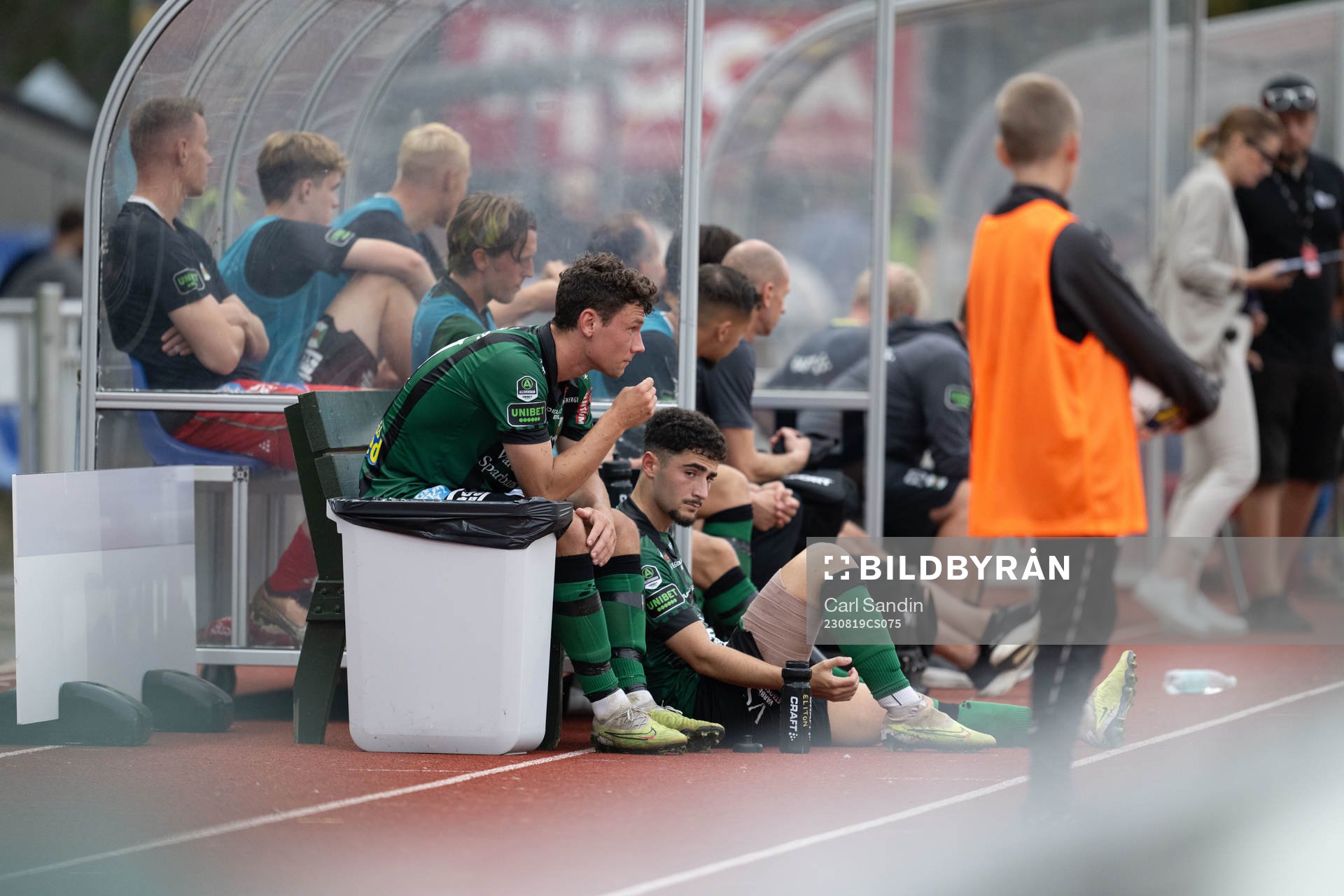 Varbergs Mads Borchers och Ismet Lushaku deppar