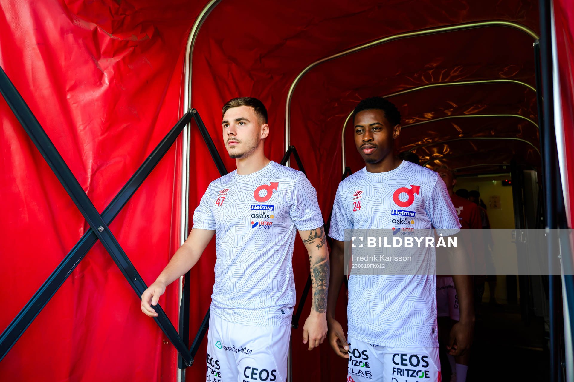 Degerfors Damjan Pavlovic och De Pievre Ilunga