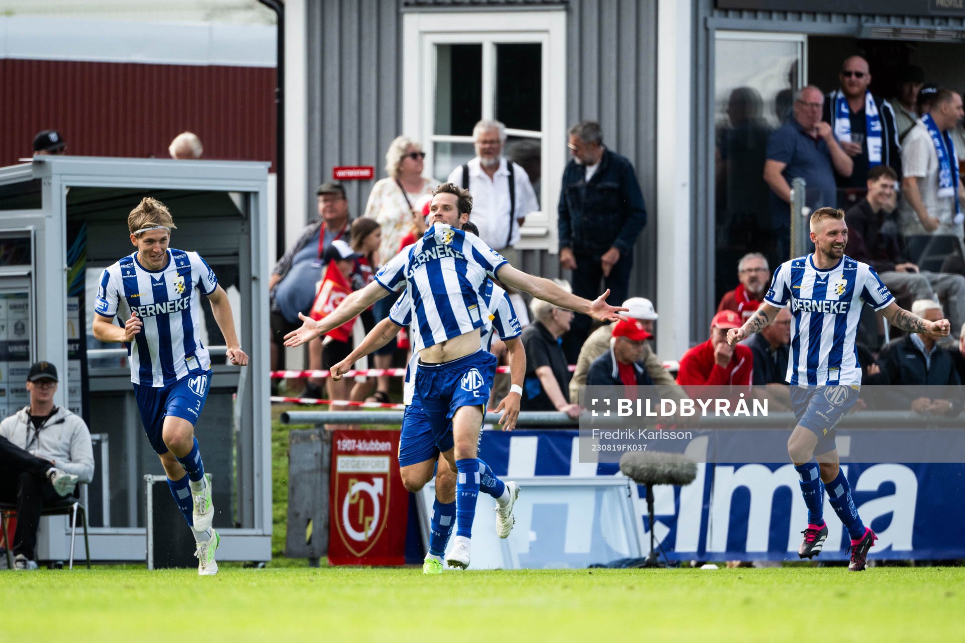 IFK Göteborgs Emil Salomonsson jublar
