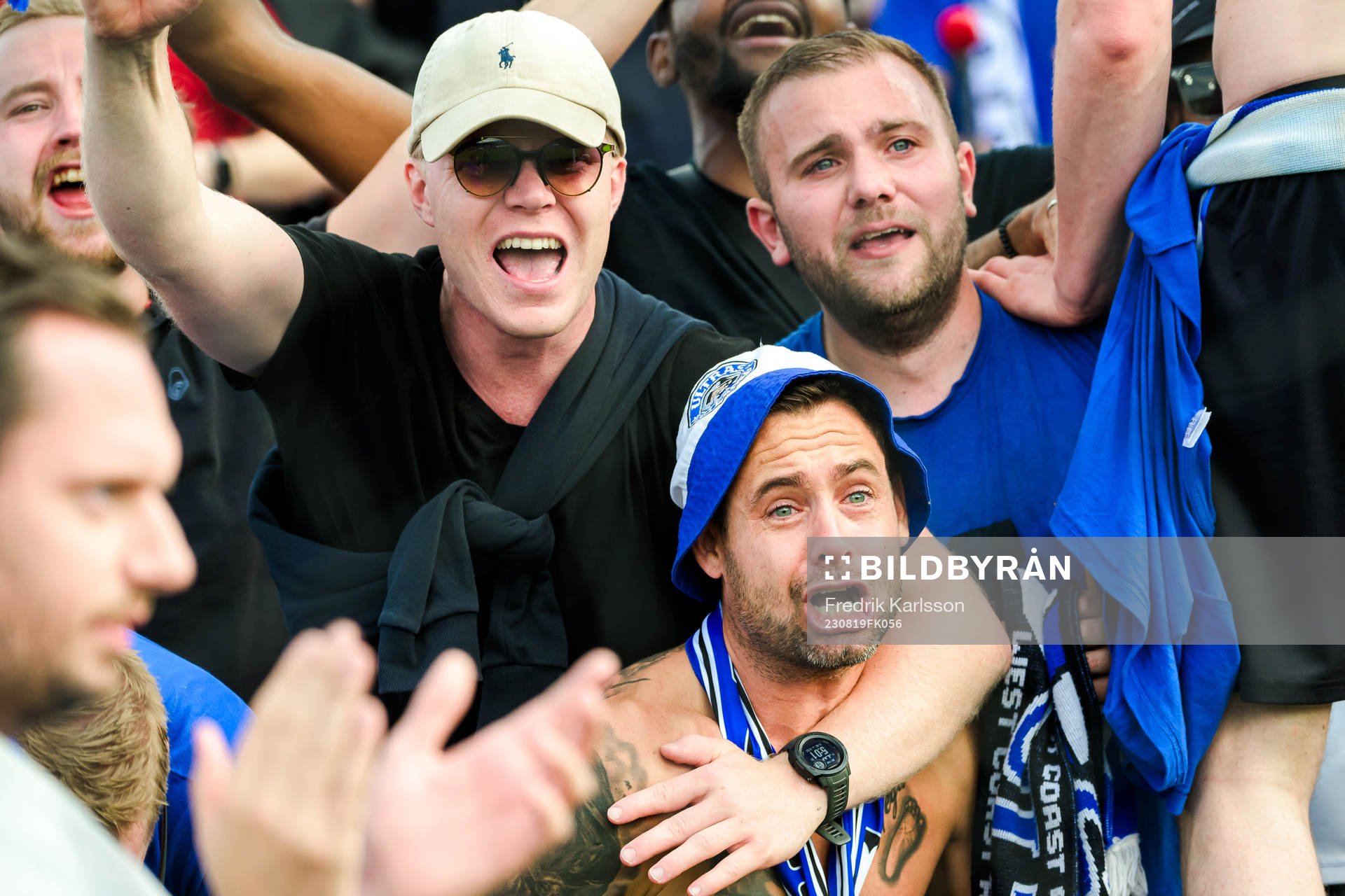 IFK Göteborgs supportrar jublar