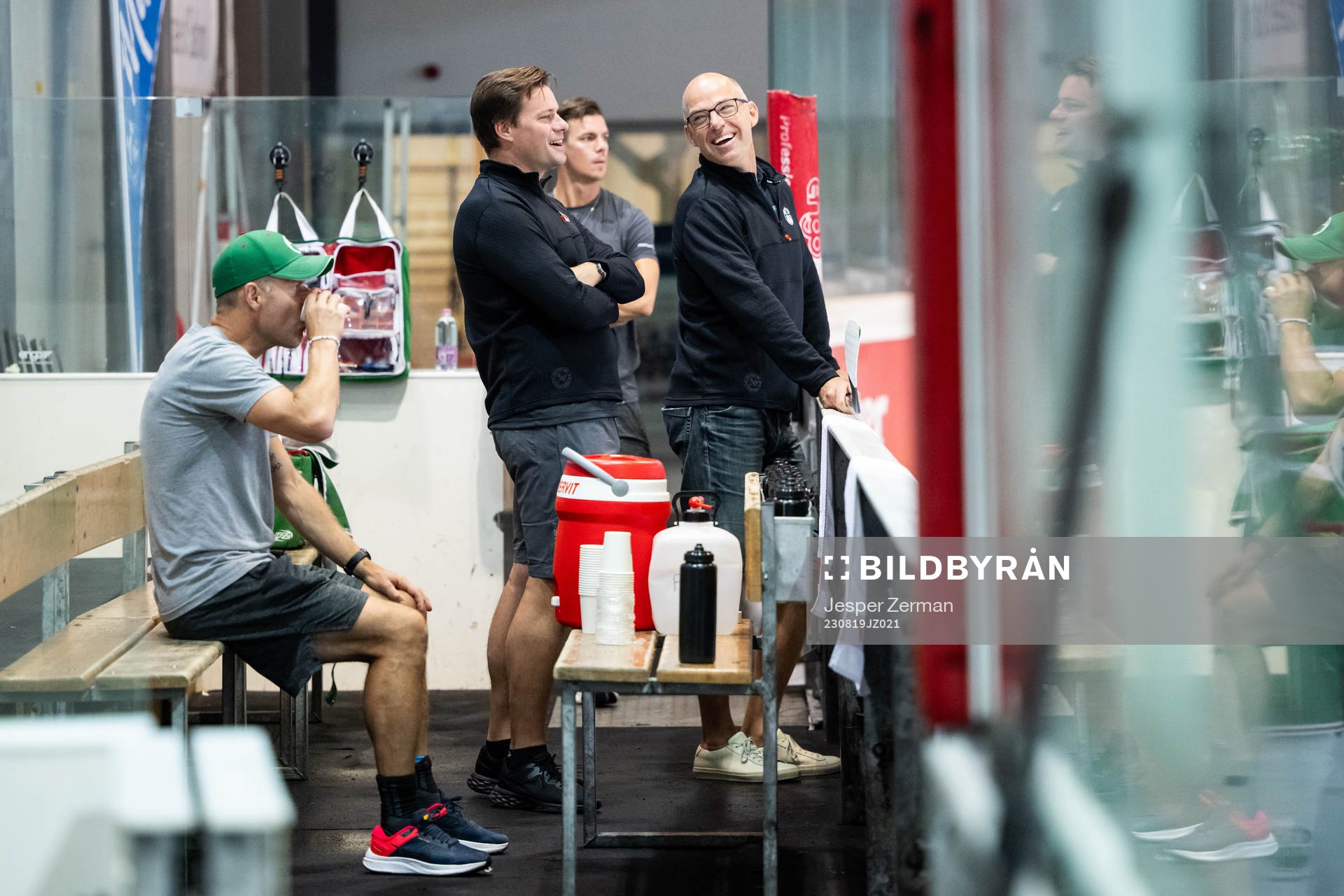 Rögles fysioterapeut Sven Thomsson, läkare André