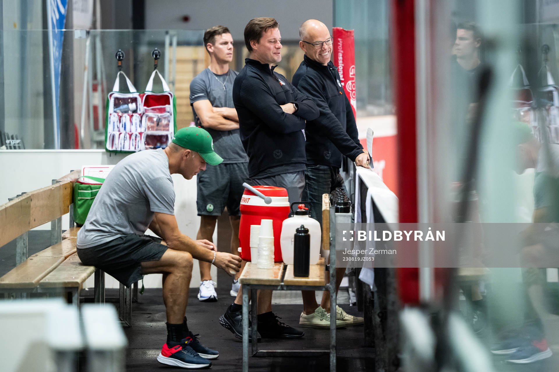 Rögles fysioterapeut Sven Thomsson, läkare André