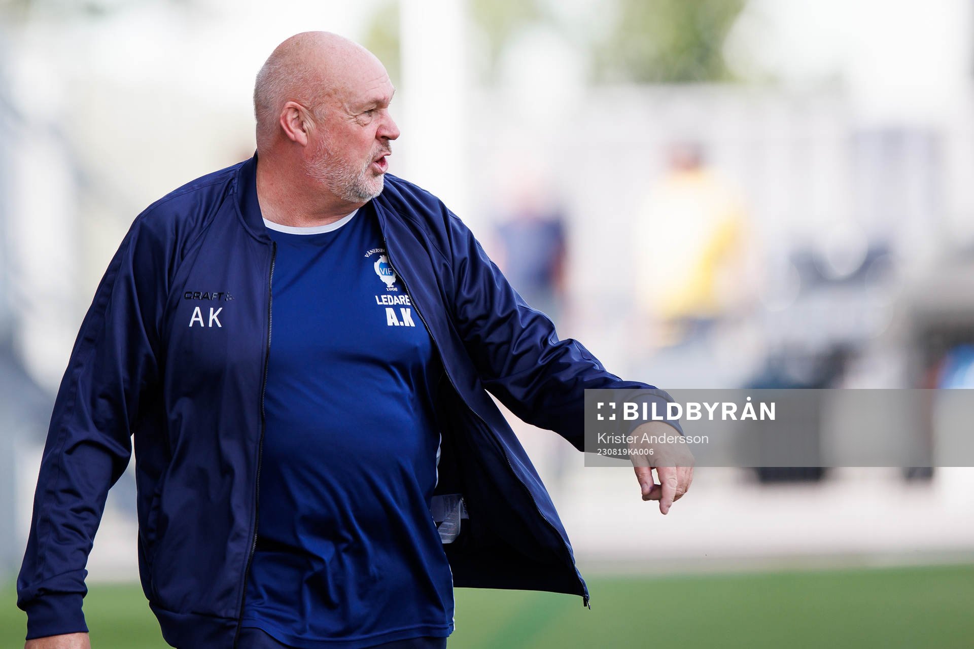 Vänersborgs tränare Andy Kilner