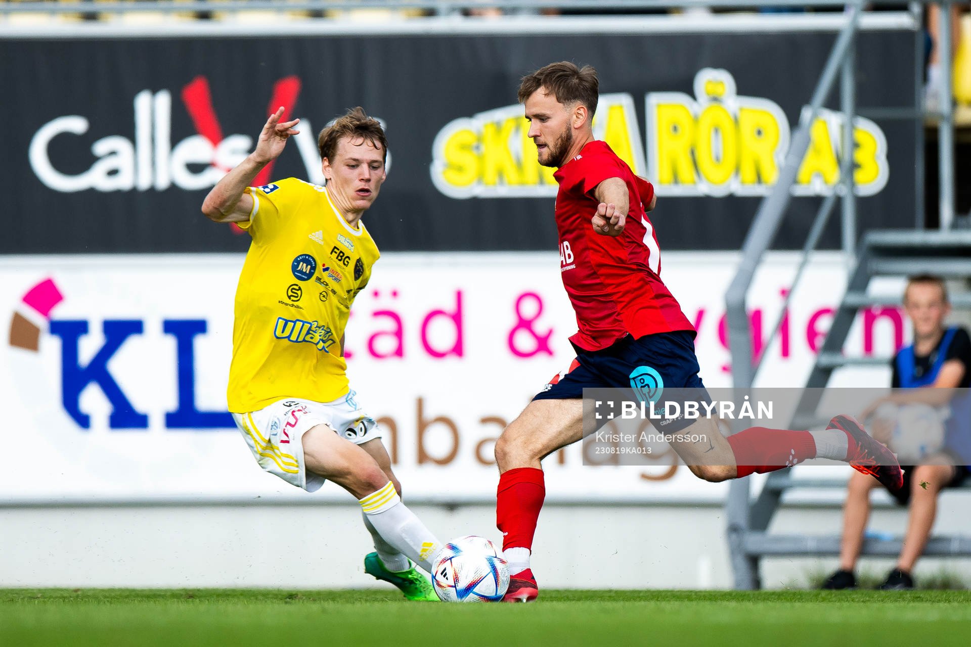 Falkenbergs Melker Nilsson och Vänersborgs Pol Hernandez